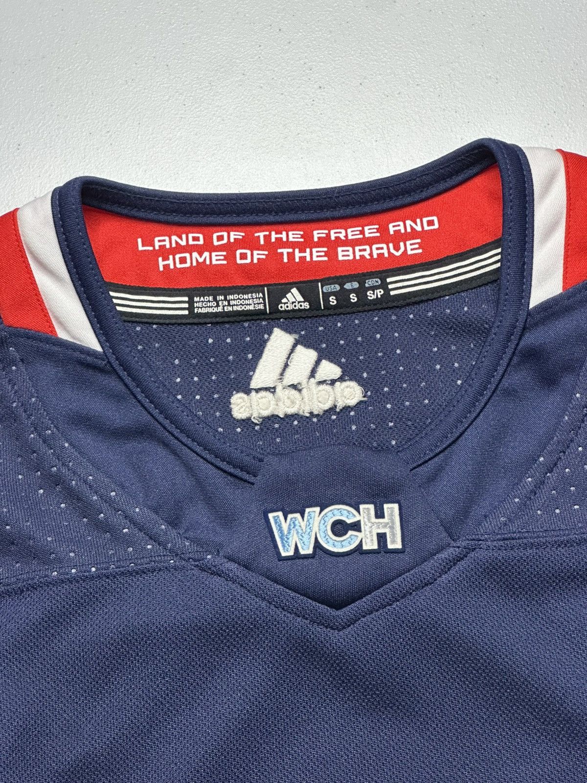 Adidas Team USA World Cup Of Hockey 2016 Jersey Size US S / EU 44-46 / 1 - 3 Thumbnail