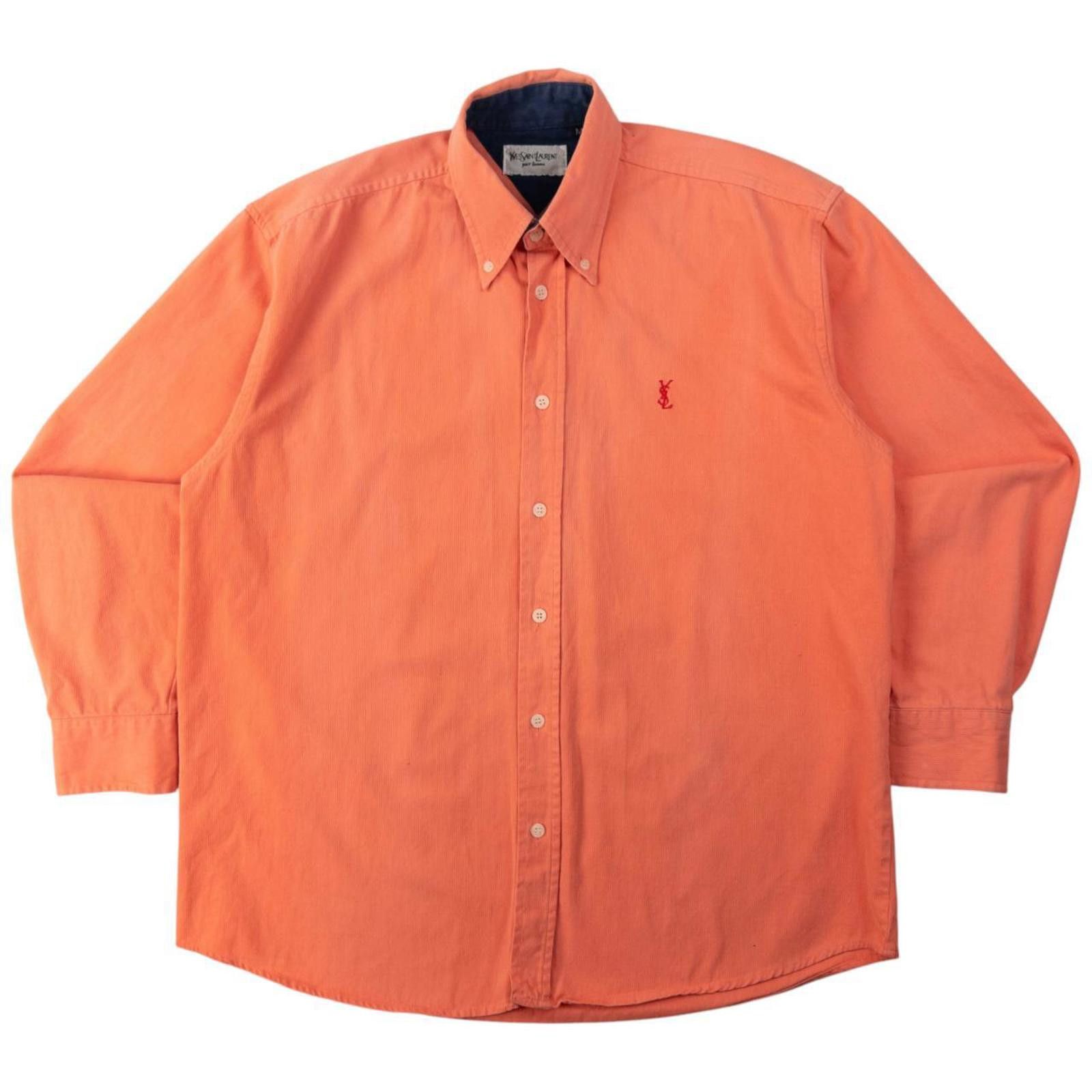 Vintage YSL Yves Saint Laurent Corduroy Shirt Size M