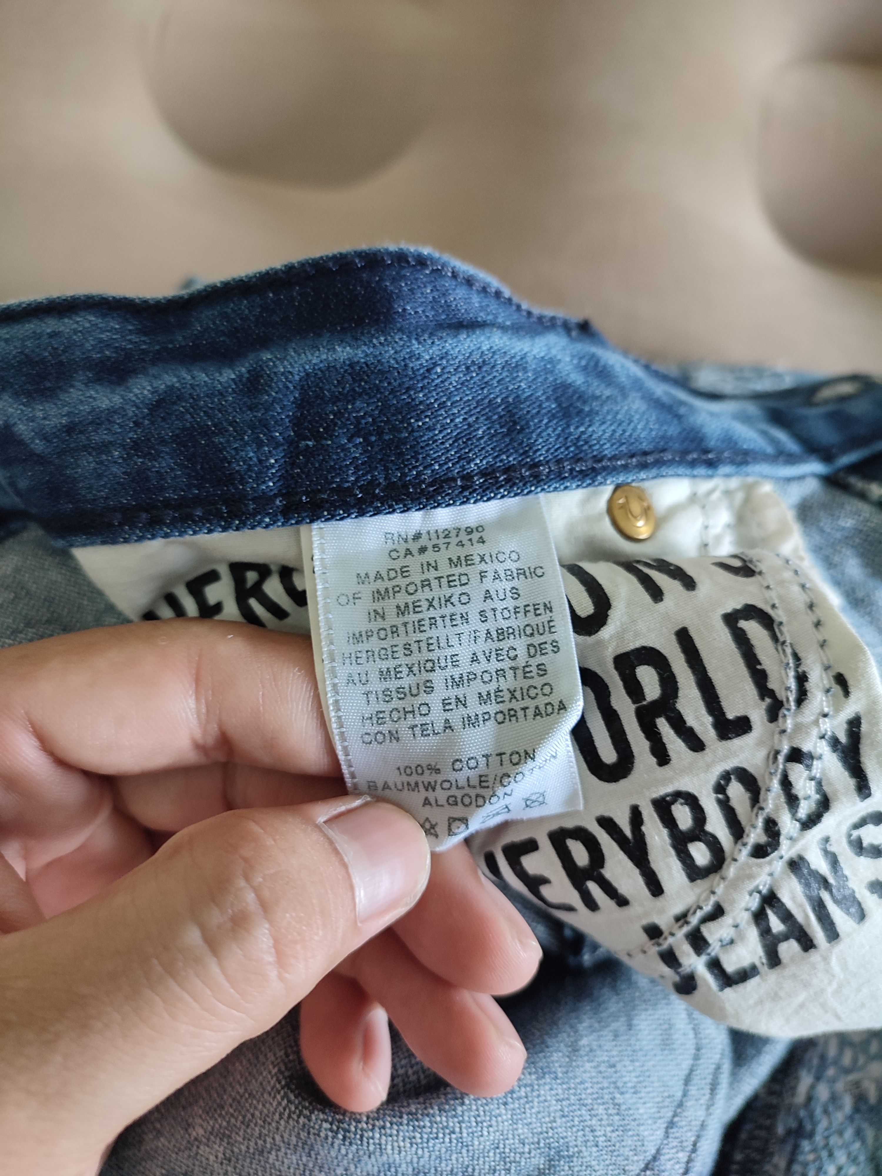 True Religion Vintage True Religion Embroidery Jeans Size US 34 / EU 50 - 14 Thumbnail