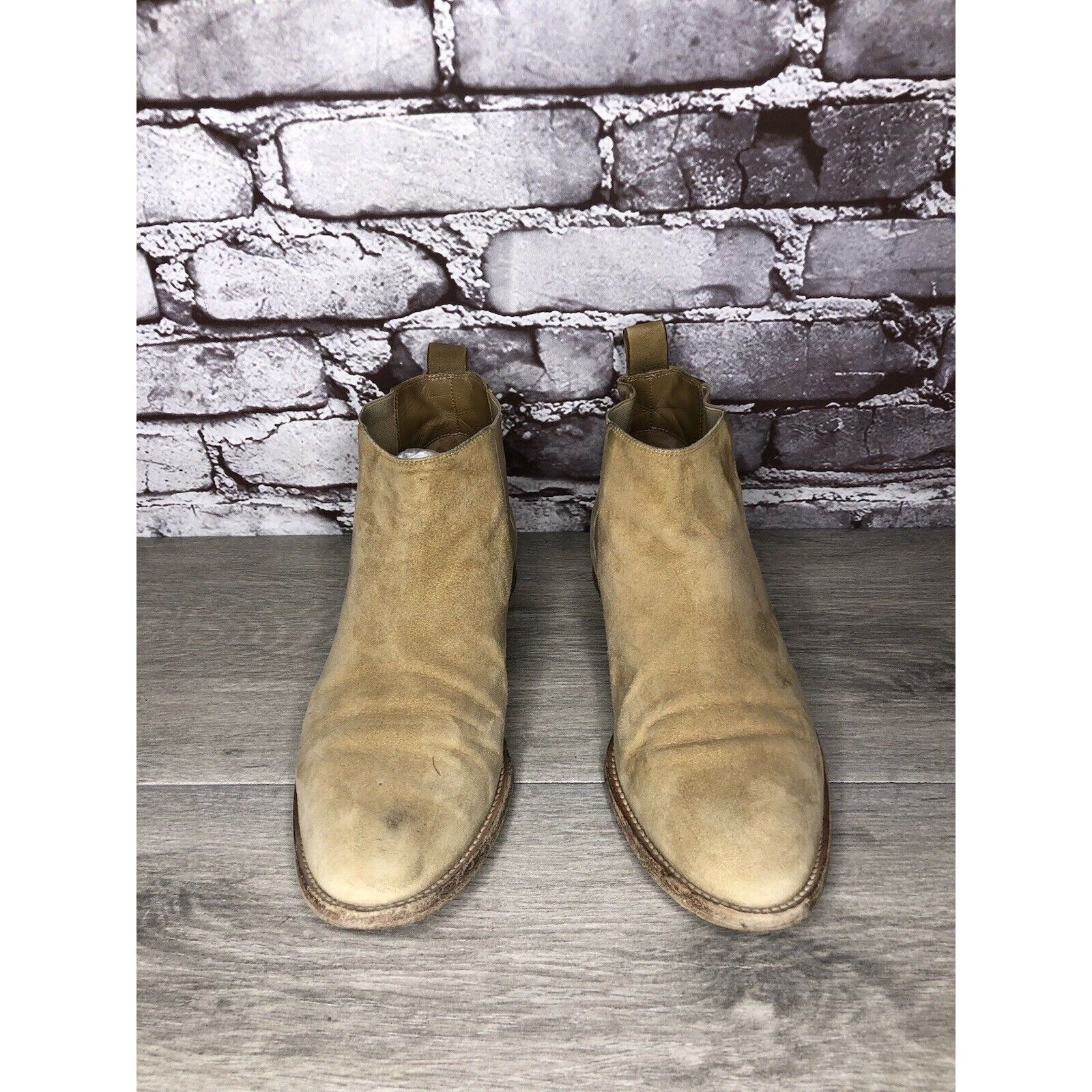 Other JENNI KAYNE Beige Suede Leather Casual Ankle Chelsea Boots W Size US 8 / IT 38 - 21 Thumbnail