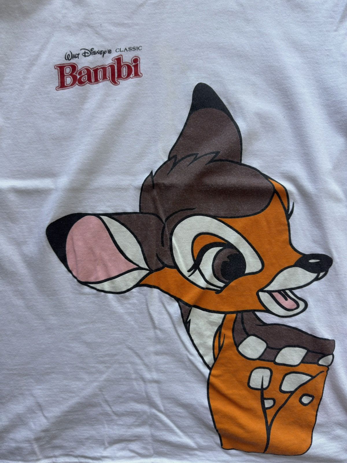 Disney 90s 80s Bambi Walt Disney’s Classic Fantasy VTG Hering Shirt Size US XL / EU 56 / 4 - 7 Thumbnail