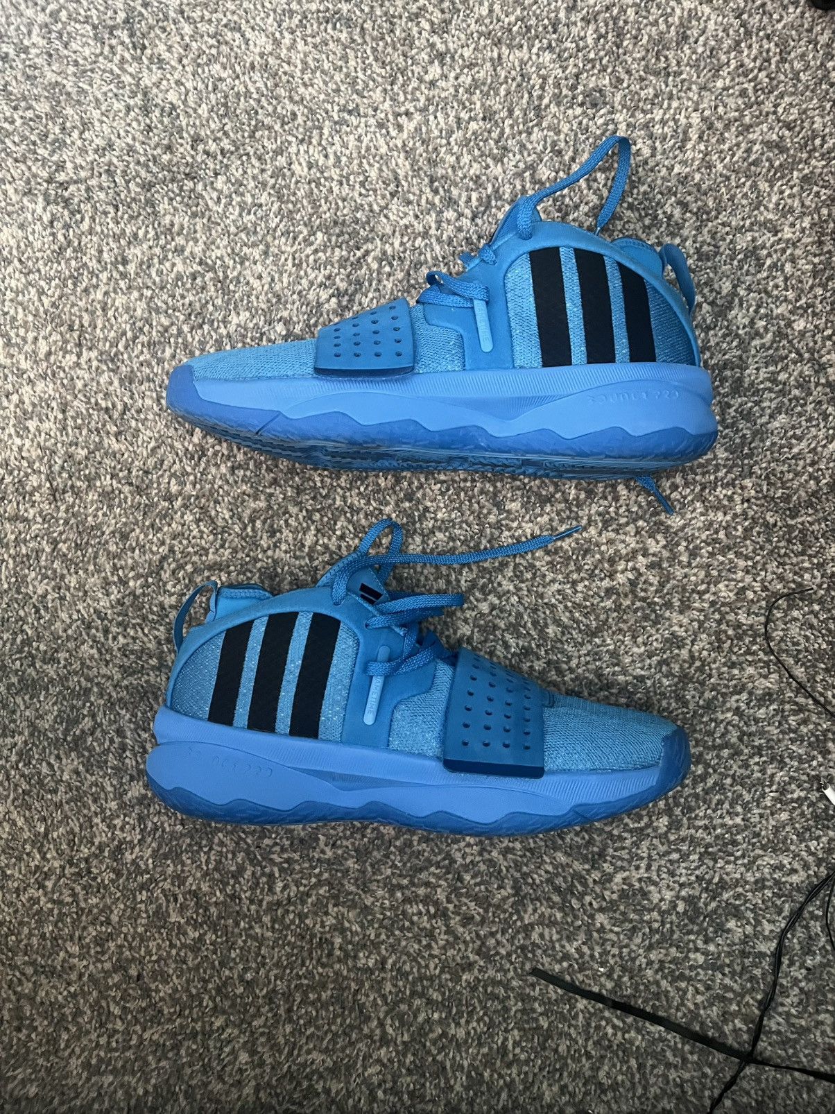 Adidas Dame 8 Extply Pe Blue Size US 11.5 / EU 44-45 - 1 Thumbnail