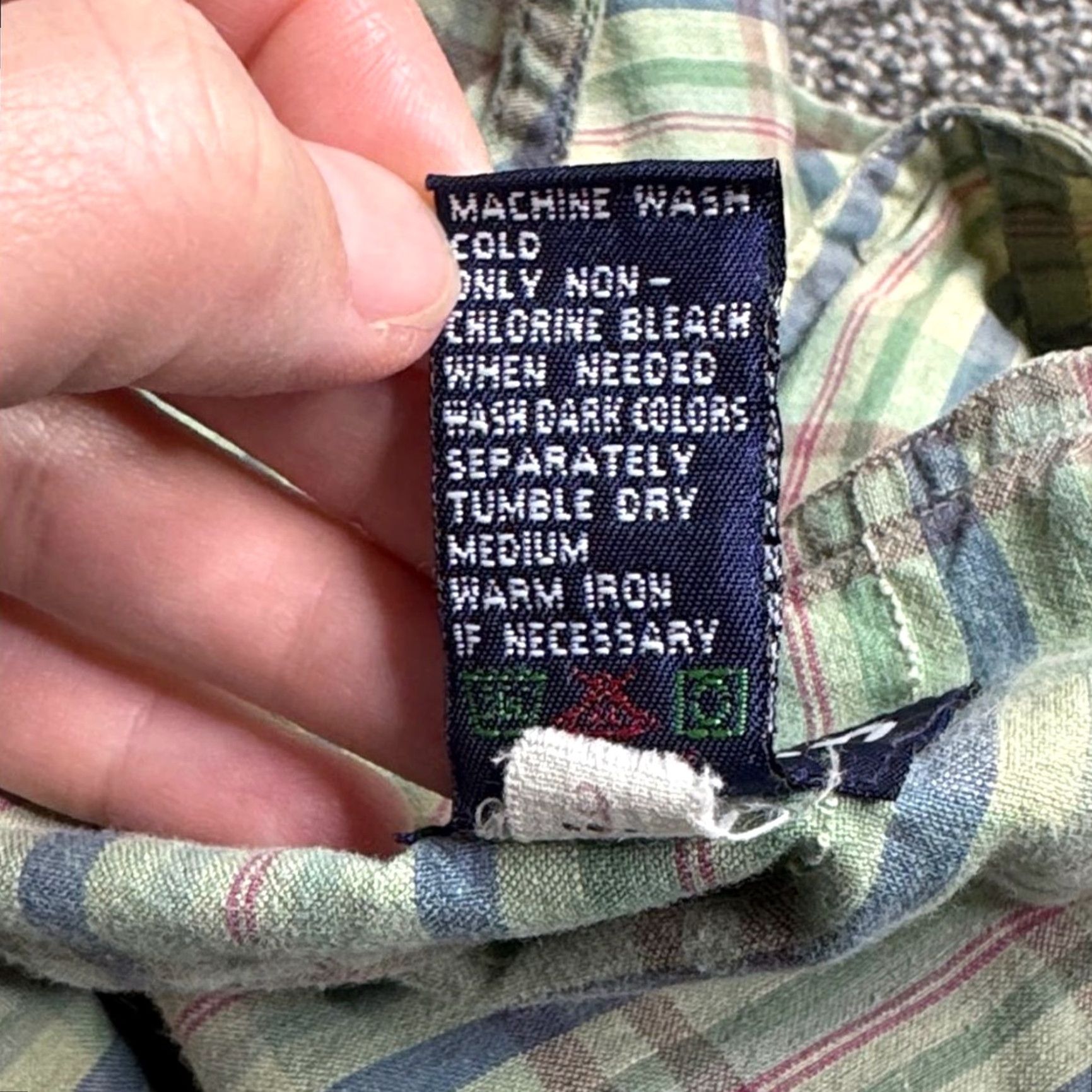VINTAGE GAP Plaid Green Sleeveless Jumper Dress Pockets SIZE M Women Knee  Length Overall Dress