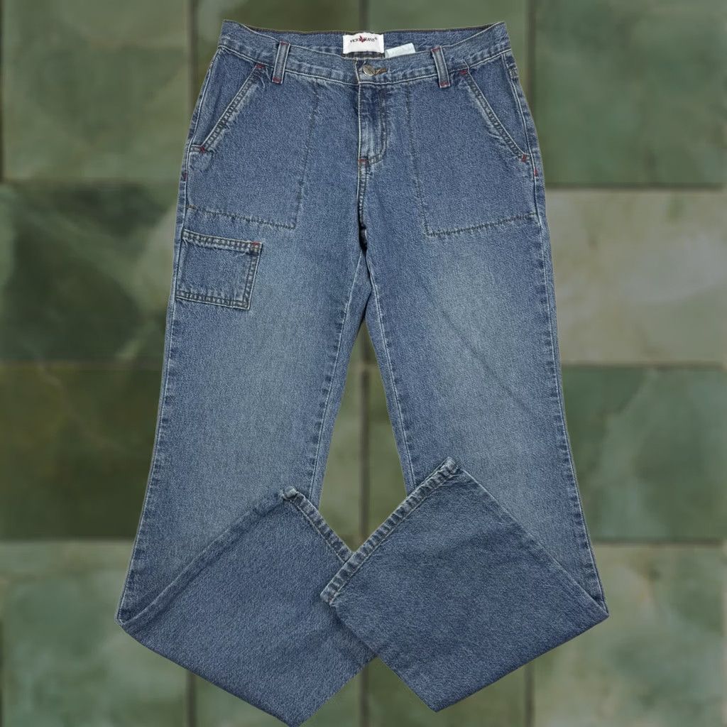 Vintage VINTAGE Vicky Jeans Womens 9 Bootcut Jeans Hipster Hippie Y2K 90s Low Rise Blue Size 30" / US 8 / IT 44 - 1 Thumbnail
