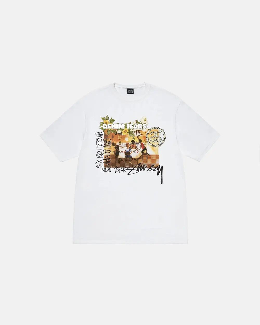 DENIM TEARS × Stussy Stussy x Denim Tears Tee Size X-Large