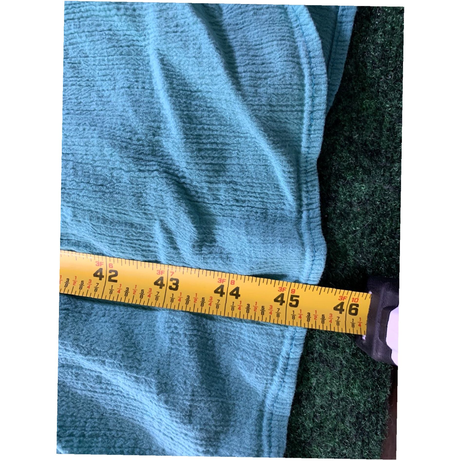 Vintage Unbranded Ocean Blue Multi design Lounge Dress Full MooMoo Size L Pockets Size L / US 10 / IT 46 - 7 Thumbnail