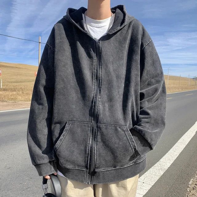 Japanese Brand × Vintage Trendy Vintage Hooded Cardigan Sweatshirt Size US S / EU 44-46 / 1 - 1 Thumbnail