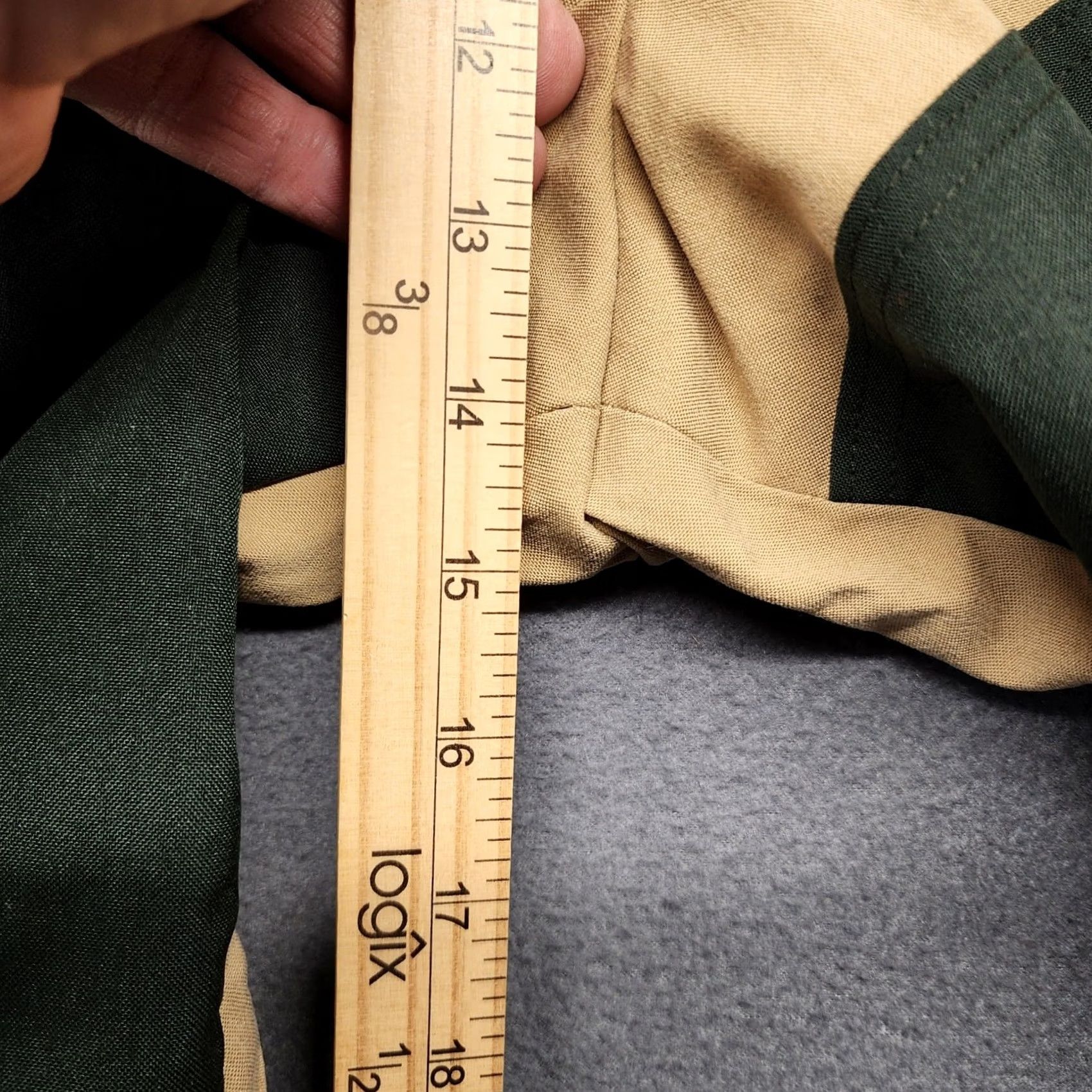 Vintage VINTAGE L.L. Bean Brush Pants Khaki Green Womens 20 Petite Hunting J564 USA NEW Size 42" / US 20 - 6 Thumbnail