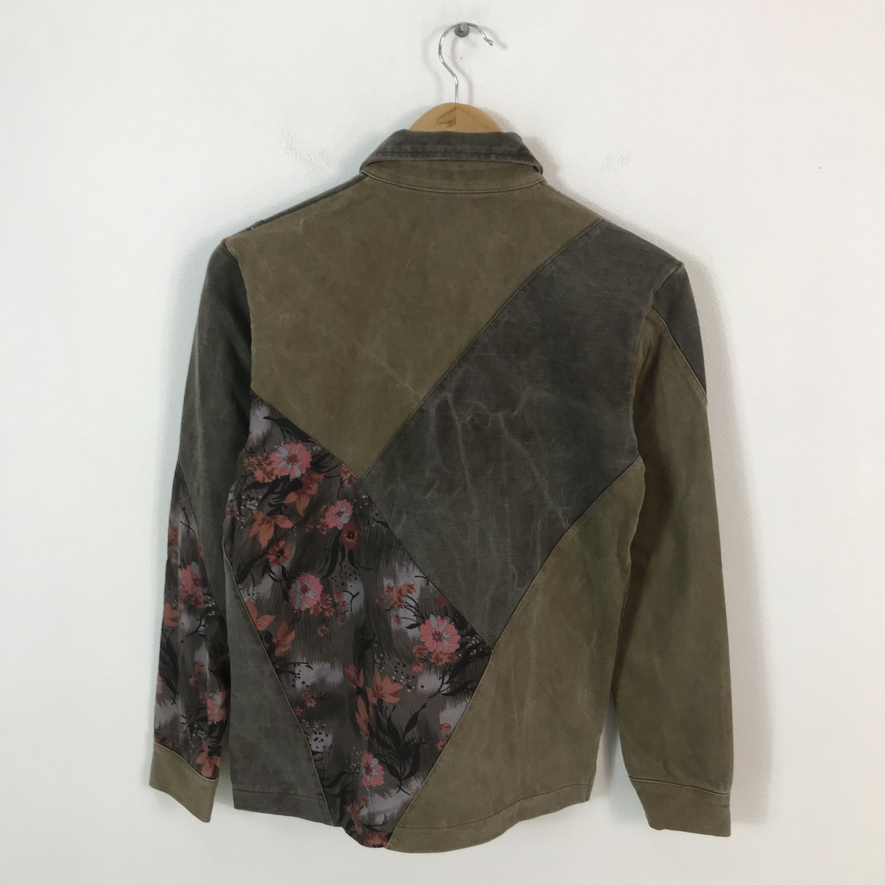 Tornado Mart Tornado mart patchwork Design Button up Shirts Size US M / EU 48-50 / 2 - 2 Thumbnail