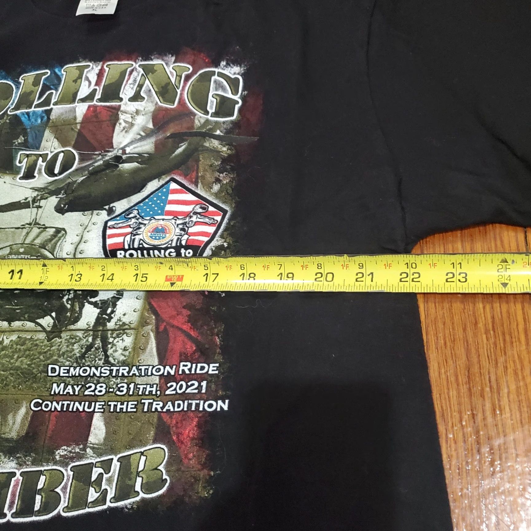 Harley Davidson Harley-Davidson Shirt Mens XL Black Rolling To Remember 2021 Washington DC Tee Size US XL / EU 56 / 4 - 4 Thumbnail