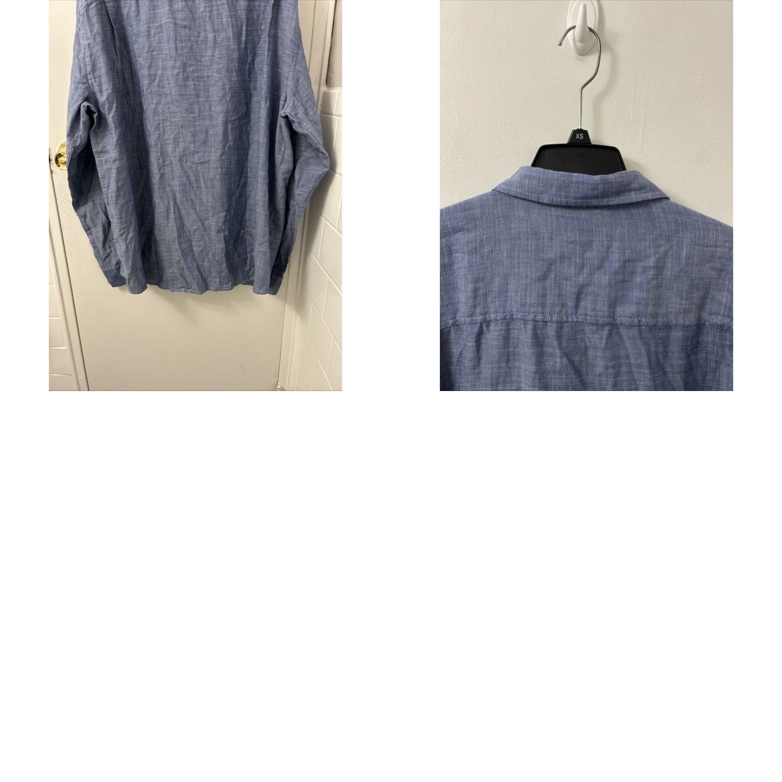 Weatherproof VINTAGE Weatherproof Shirt Mens 2XL Blue Country Twill Button-Down Long Sleeve Size US XXL / EU 58 / 5 - 9 Thumbnail