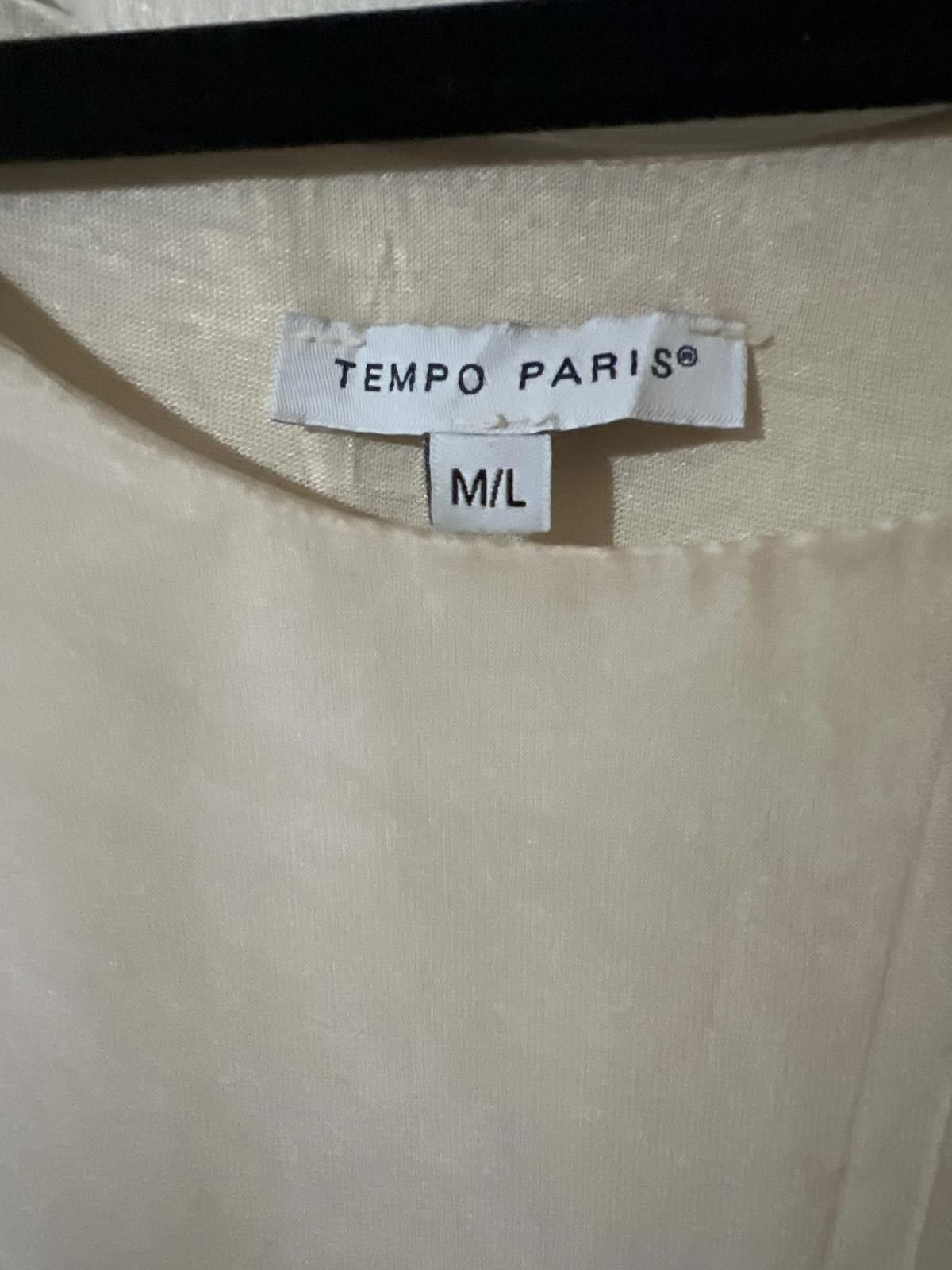 Other Tempo Paris Ombre Beige and Taupe Poncho Top M/L boho Size M / US 6-8 / IT 42-44 - 3 Thumbnail