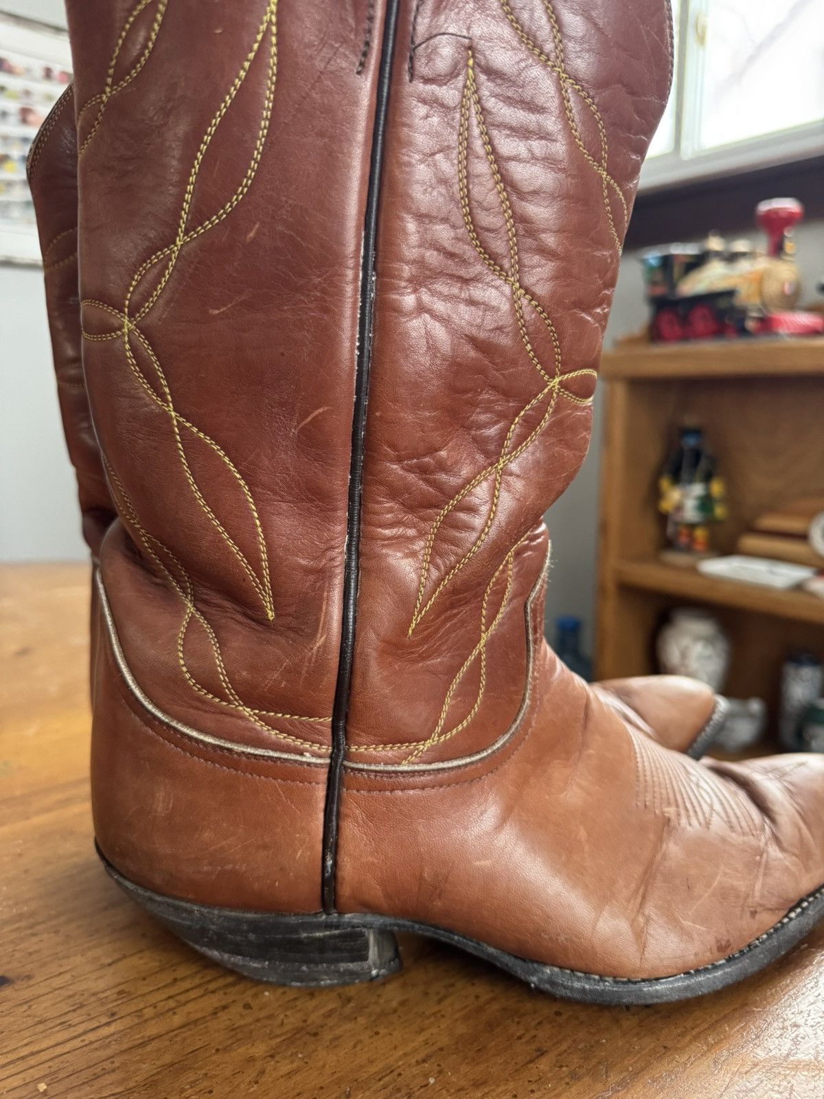 Tony Lama Vintage Tony Lama Cowboy Boots Size US 9 / EU 42 - 5 Thumbnail