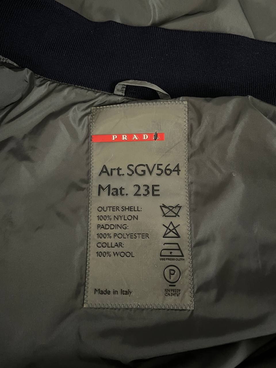 Prada Prada Nylon Jacket Zip Grey Trench Size US L / EU 52-54 / 3 - 13 Thumbnail