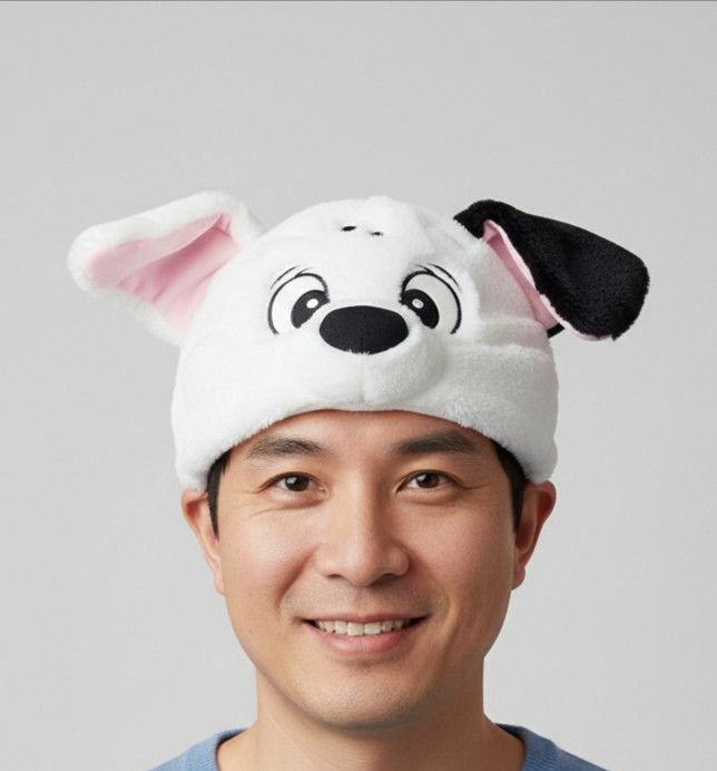 Disney Tokyo Disney Fan Cap Headband Plush 101 Dalmatians Japan Size ONE SIZE - 1 Thumbnail