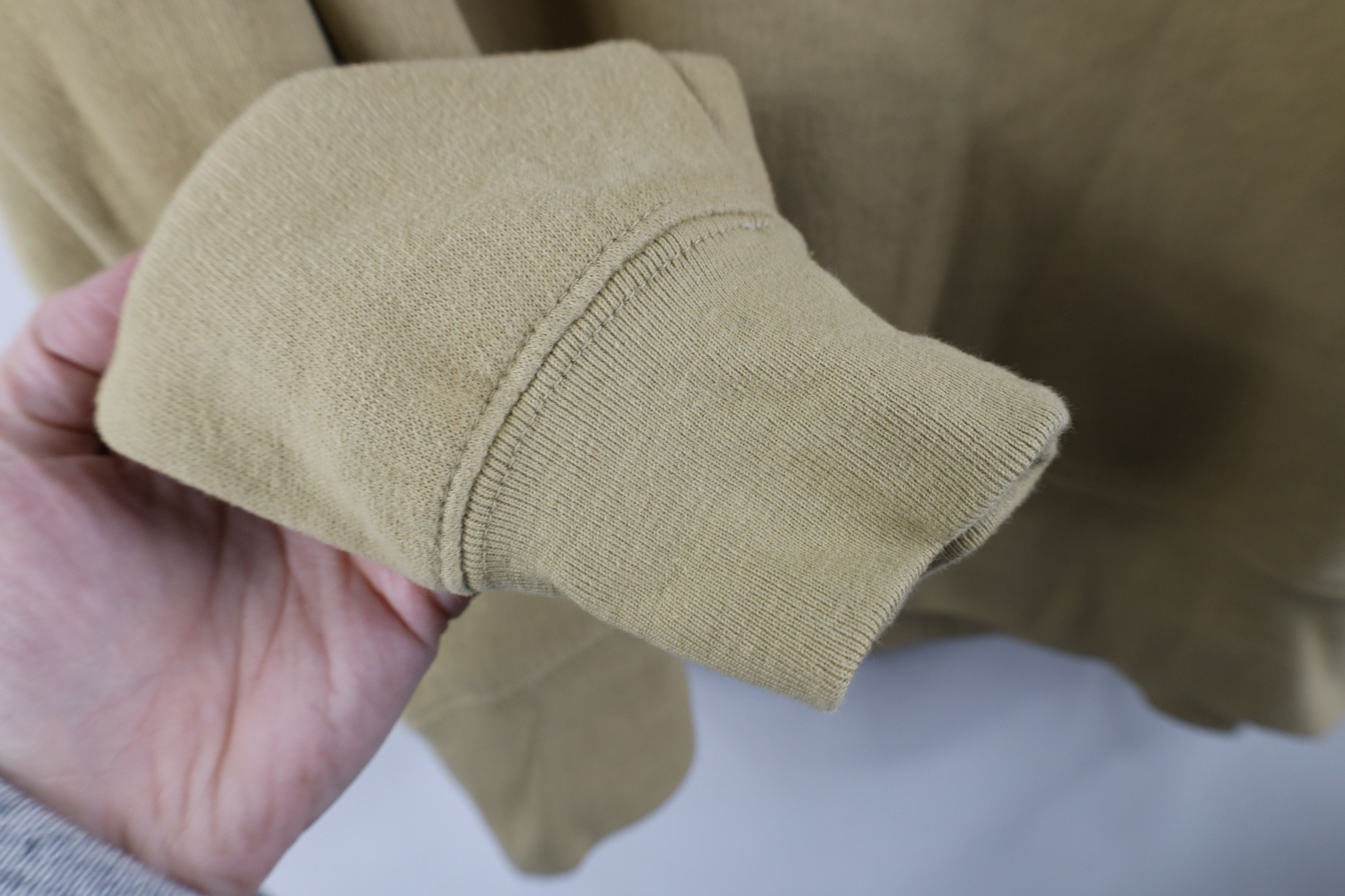 Vintage × Woolrich Woolen Mills Vintage 90s Woolrich Faded Blank Crewneck Sweatshirt Beige Size US M / EU 48-50 / 2 - 6 Thumbnail