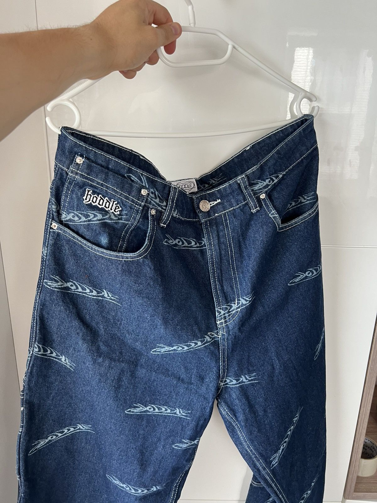 Hoddle Hoddle 12 Ounce Single Knee Carpenter Denim Ranger Jeans Size US 34 / EU 50 - 4 Thumbnail
