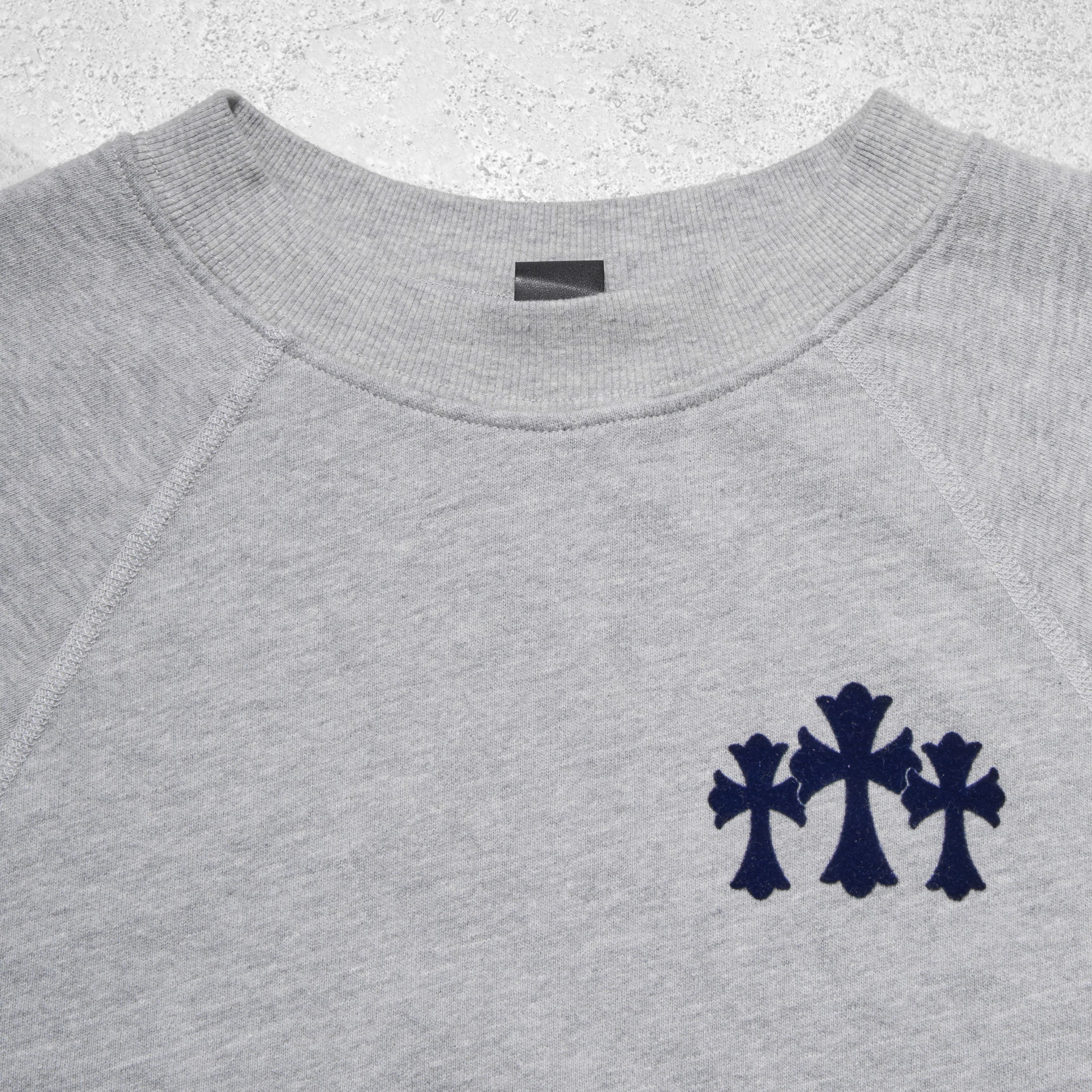 Chrome Hearts CHROME HEARTS Blind Spot Navy Tripple Cross Sweater Size S / US 4 / IT 40 - 3 Thumbnail