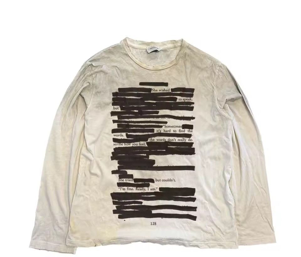 Other Retro Graffiti Dirty Distressed Loose Long Sleeve Size US M / EU 48-50 / 2 - 1 Thumbnail