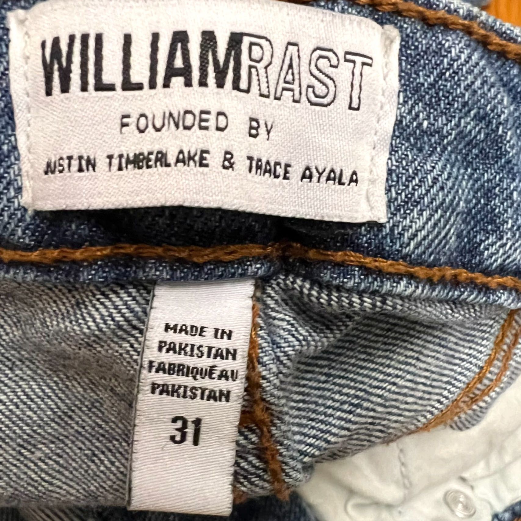 Denime William Rast Denim A-Line Skirt Womens Juniors 31 Blue 90s Beach Cotton Blend Zipper Pockets Short Dressy Ladies Mens? Size 24" / US 00 / IT 34 - 4 Thumbnail
