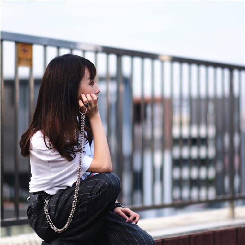 Japanese Brand × Jewelry Retro streetwear punk 78cm long punk trousers Size ONE SIZE - 2 Thumbnail