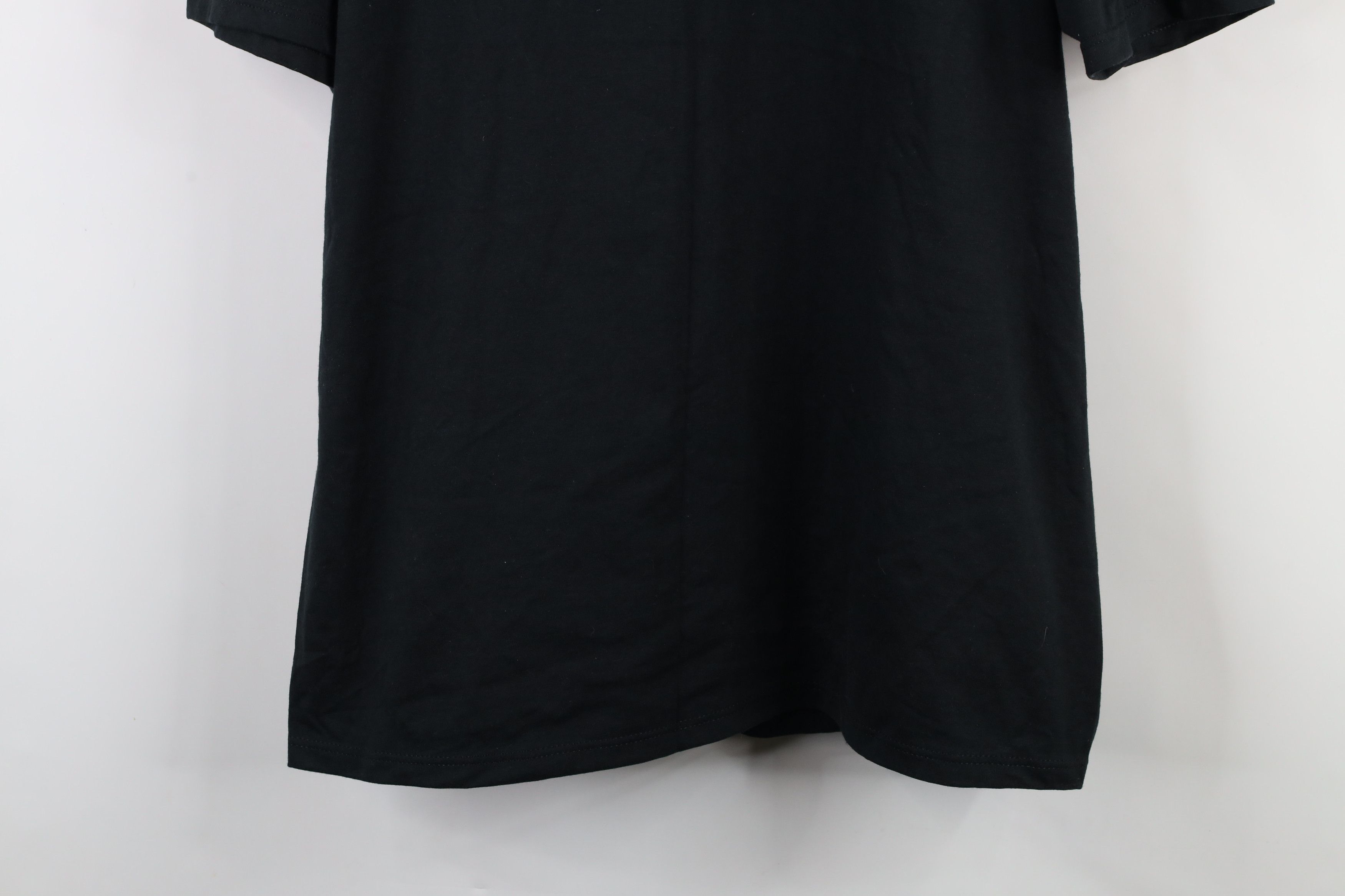 Vintage Vintage 90s Streetwear Blank Heavyweight T-Shirt Black USA Size US XL / EU 56 / 4 - 3 Thumbnail