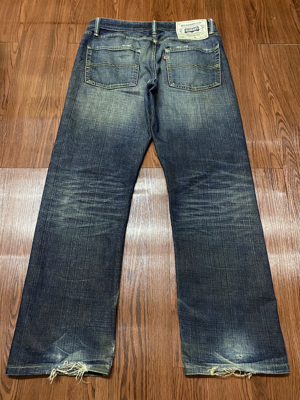 Japanese Brand Vintage Japanese Brand Blues Faded Loose Denim Jeans Size US 33 - 2 Thumbnail