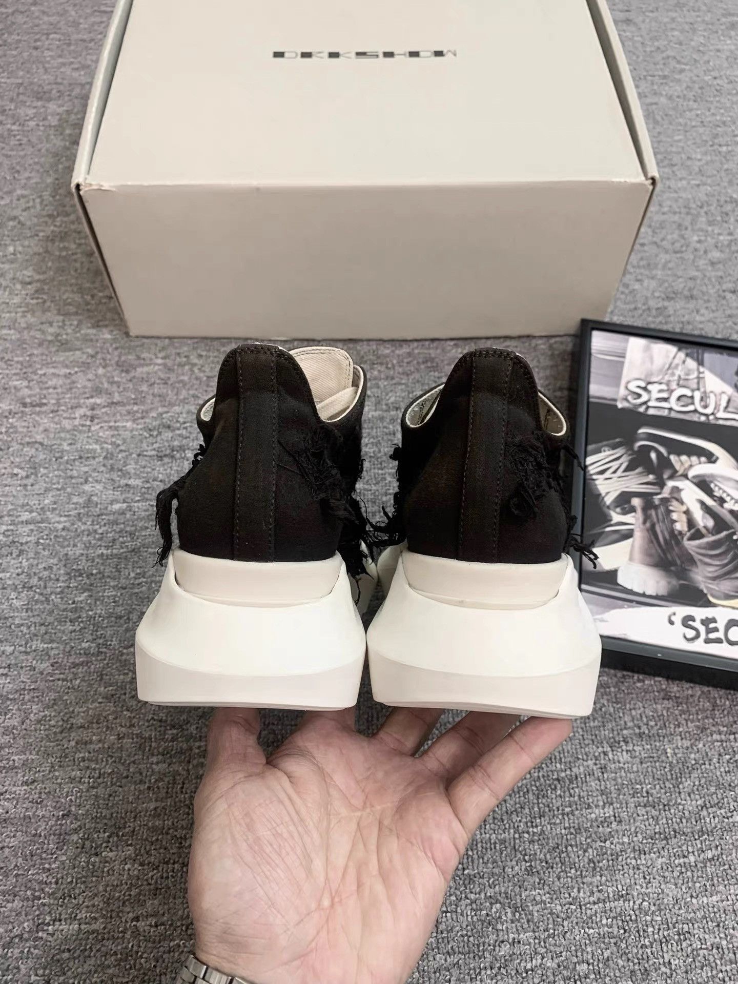 Rick Owens Rick Owens Distressed Platform Ramones K34 Size US 6 / IT 36 - 6 Thumbnail
