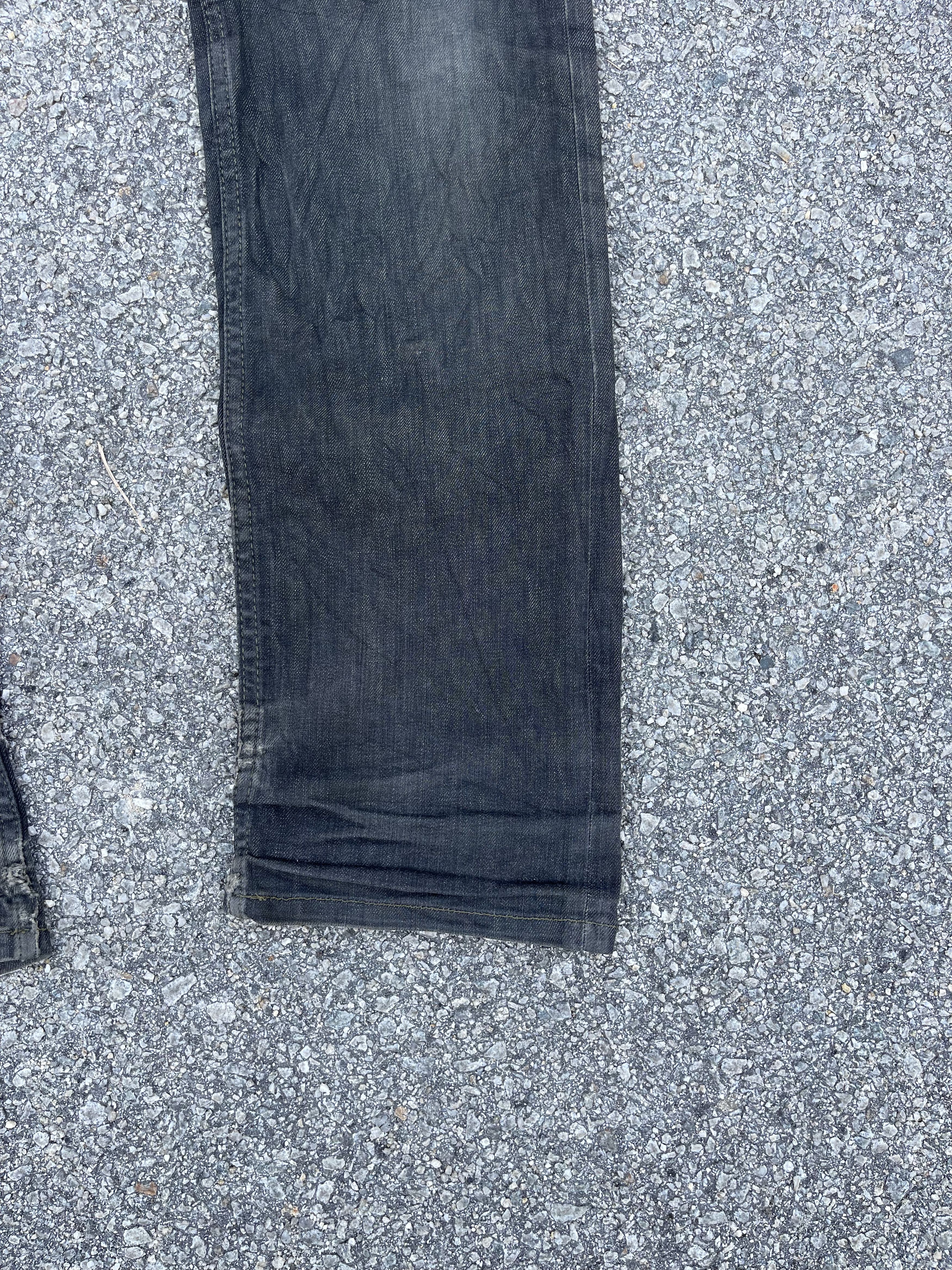 Designer × Helmut Lang × Vintage Vintage Helmut Lang Low Waist Contour Fit Raw Elastic Denim Size US 31 - 11 Thumbnail