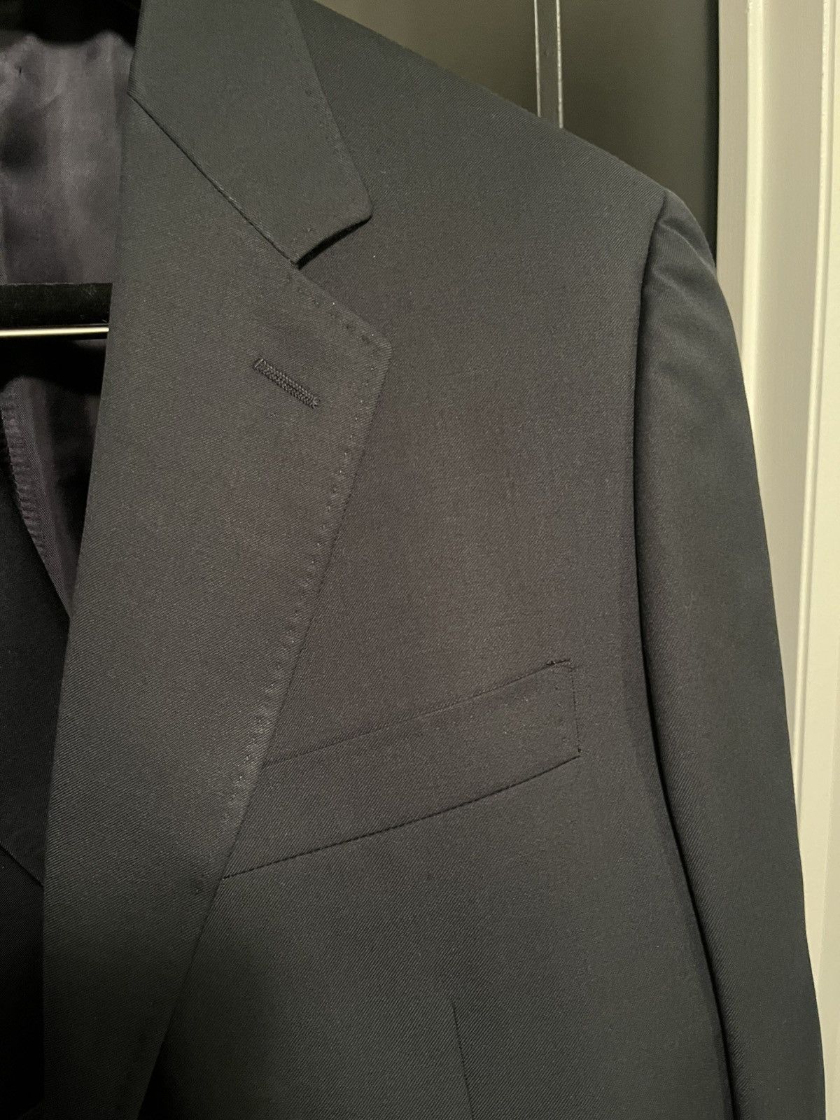 Canali Canali Navy Blazer 44L Size 44L - 2 Thumbnail