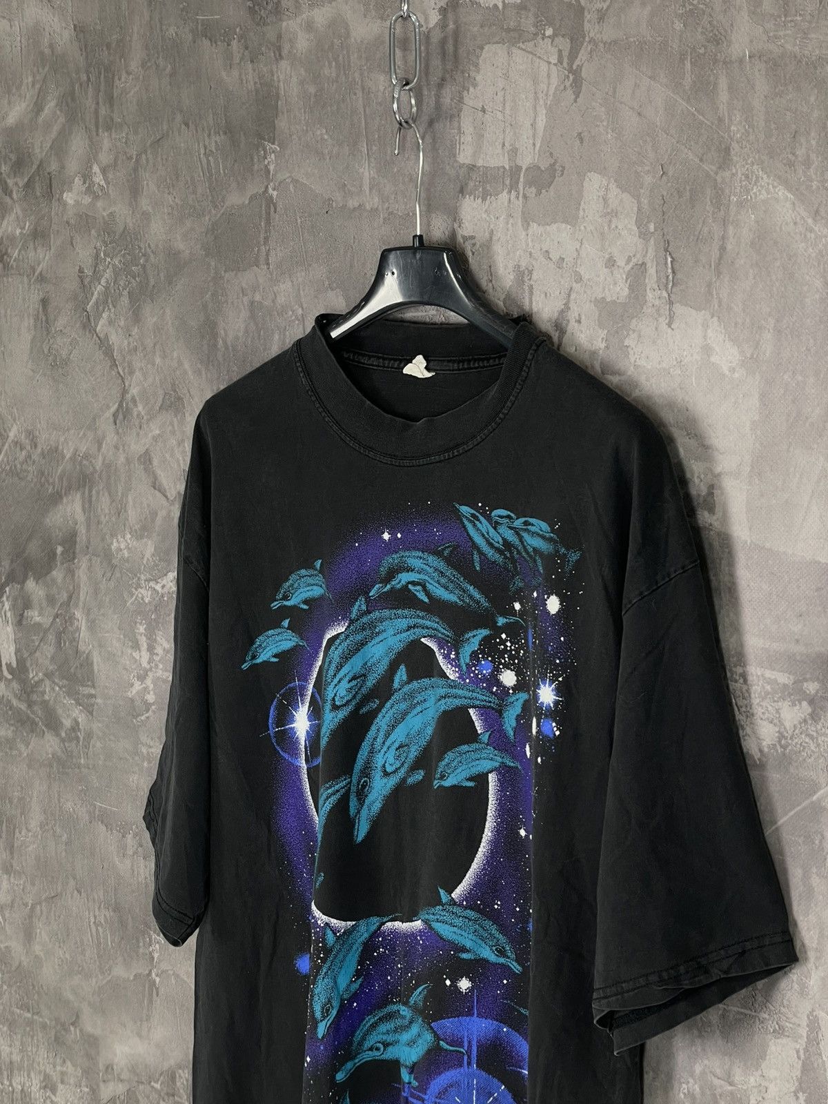 Fruit Of The Loom × Vintage Vintage 90s Made in USA St Barths Dolphins Graphics T-shirt Size US XL / EU 56 / 4 - 6 Thumbnail