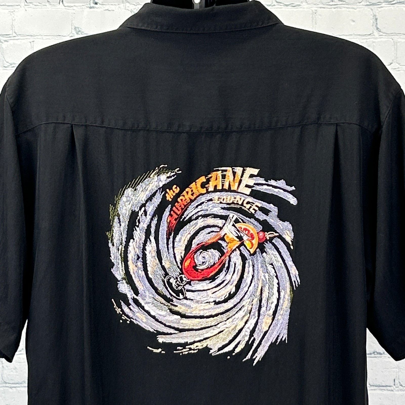 Other Luau The Hurricane Lounge Hawaiian Camp Shirt Black L Large Size US L / EU 52-54 / 3 - 1 Thumbnail