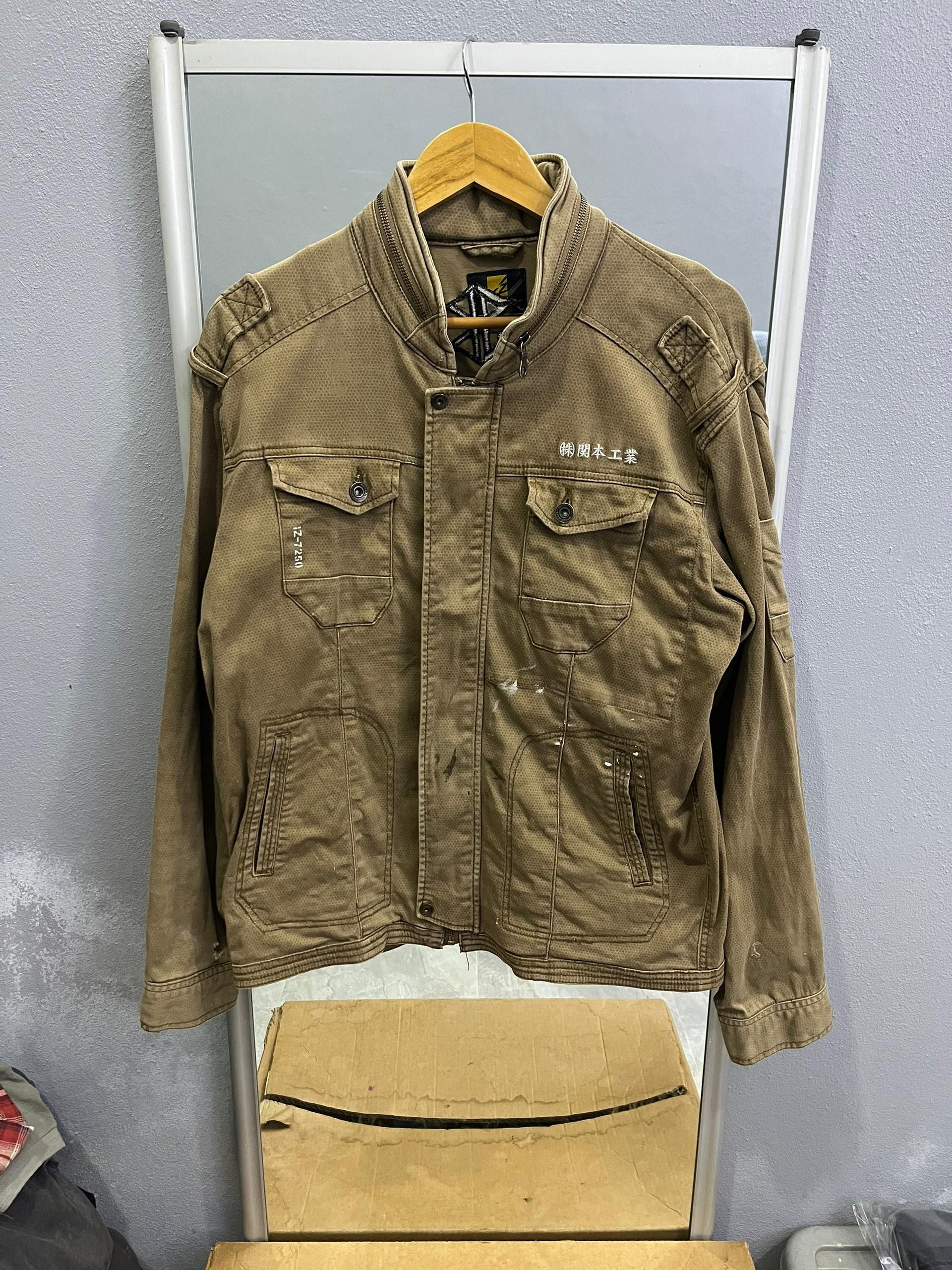 Japanese Brand I’Z Frontier Japanese Workwear Jacket w/ Hidden Hood Size US L / EU 52-54 / 3 - 1 Thumbnail