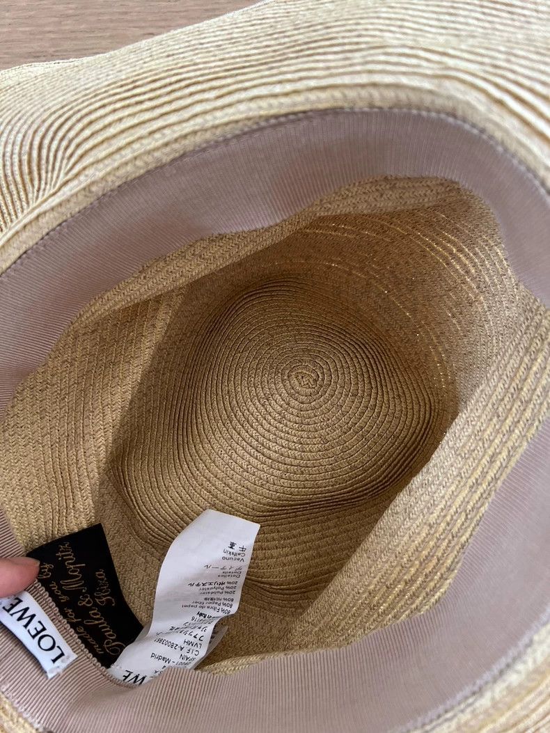 Loewe LOEWE Brown straw sun hat Size ONE SIZE - 5 Thumbnail