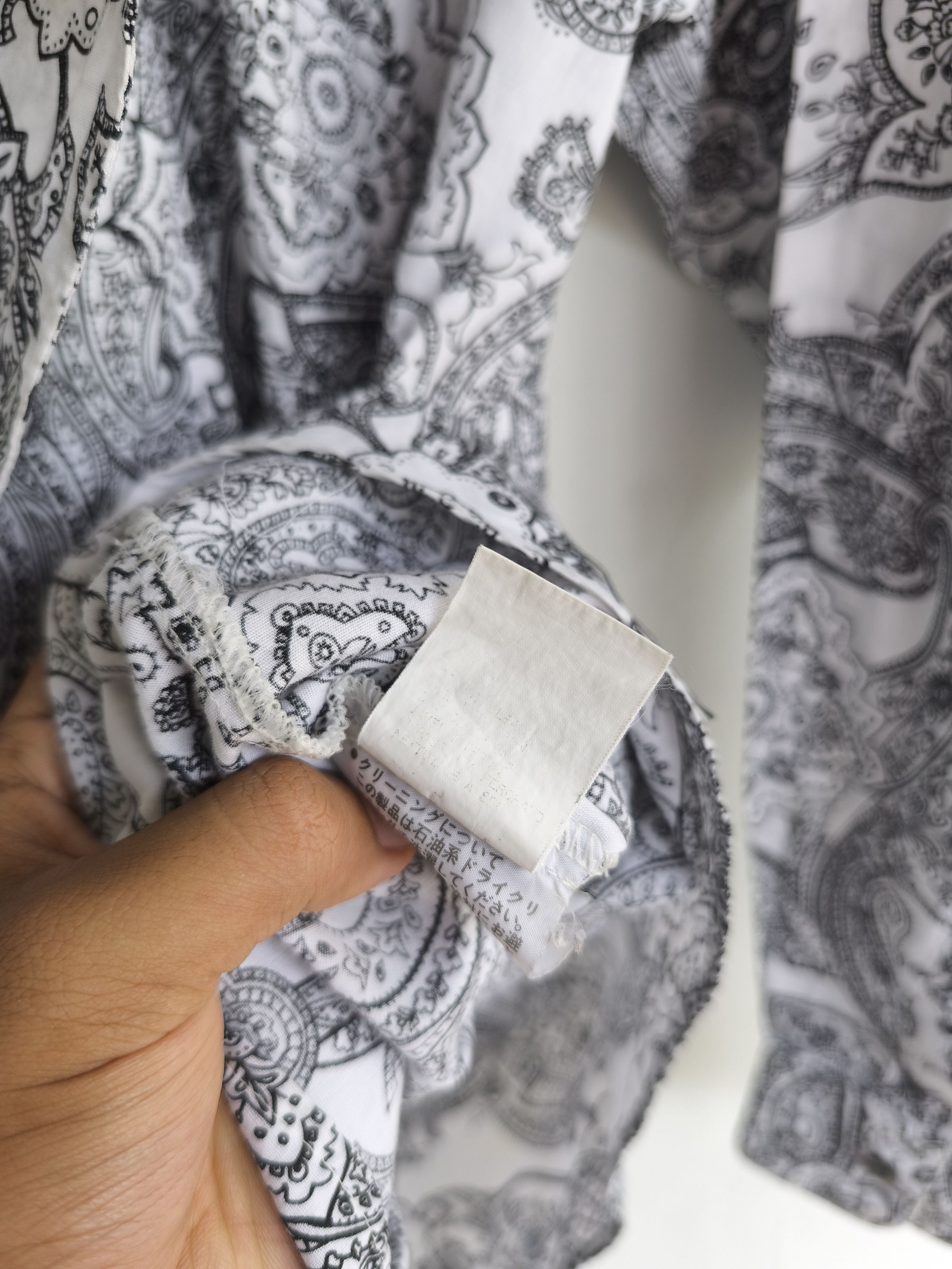 Comme des Garcons 90s Comme des Garcons Homme Paisley Size US XL / EU 56 / 4 - 11 Thumbnail