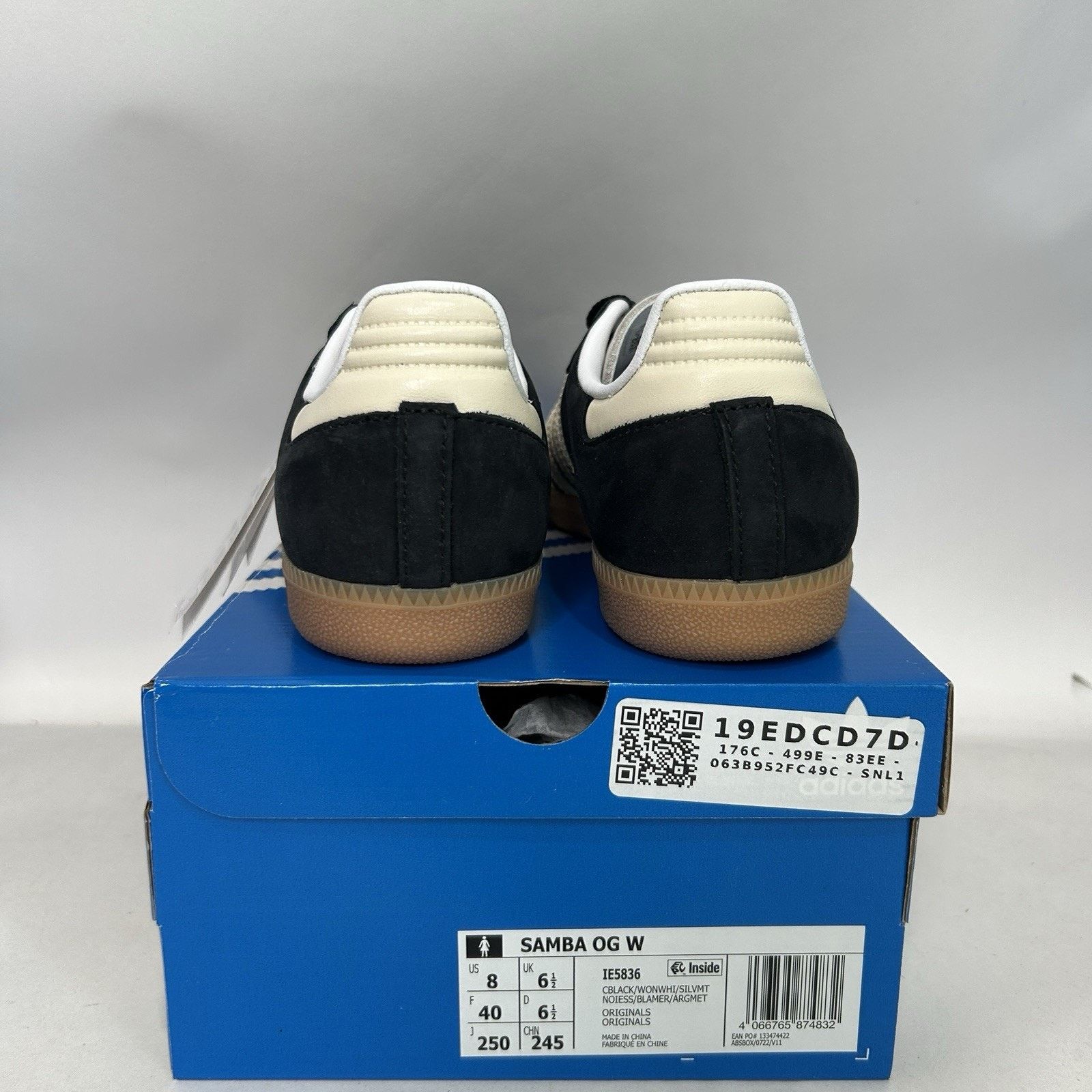 Adidas adidas Womens Samba 'Black Wonder White' Size US 8 / IT 38 - 4 Thumbnail