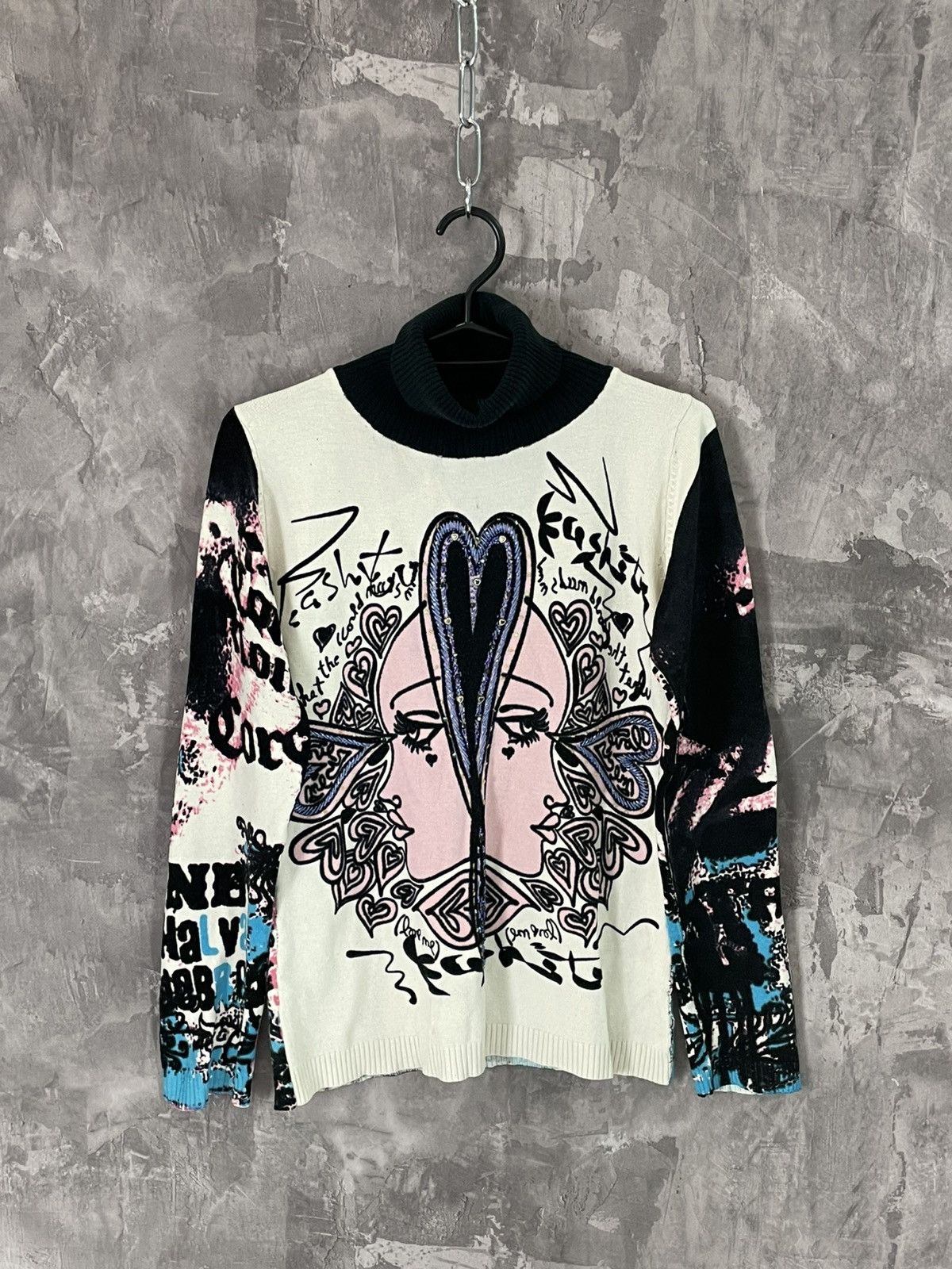 Hysteric Glamour Y2K Avant Garde Coloured Knit Glamour Sweater Size M / US 6-8 / IT 42-44 - 1 Thumbnail
