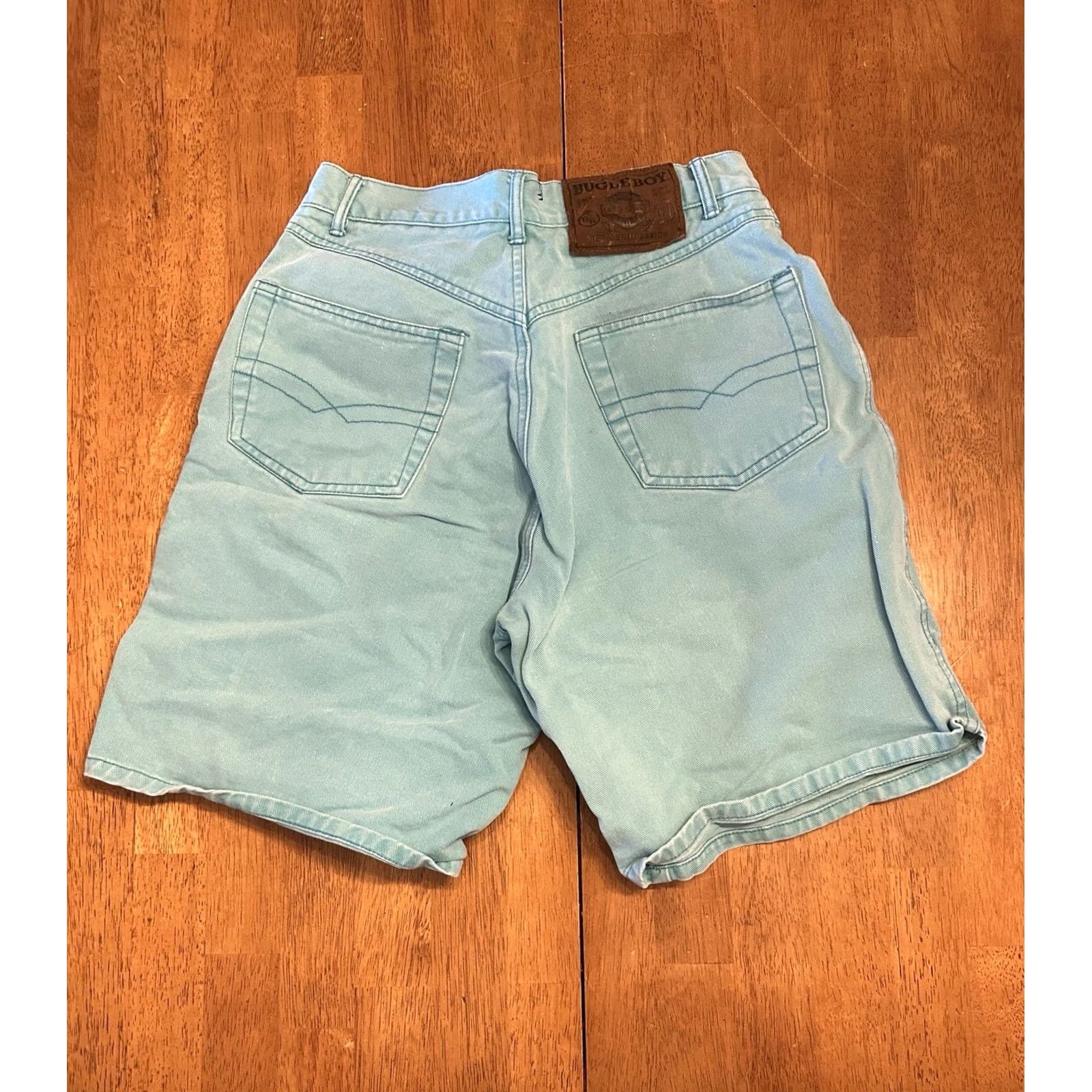 Bugle Boy VINTAGE Bugle Boy Shorts Denim Blue 29 Men 90s Regular Denim 29 Size US 29 - 2 Thumbnail