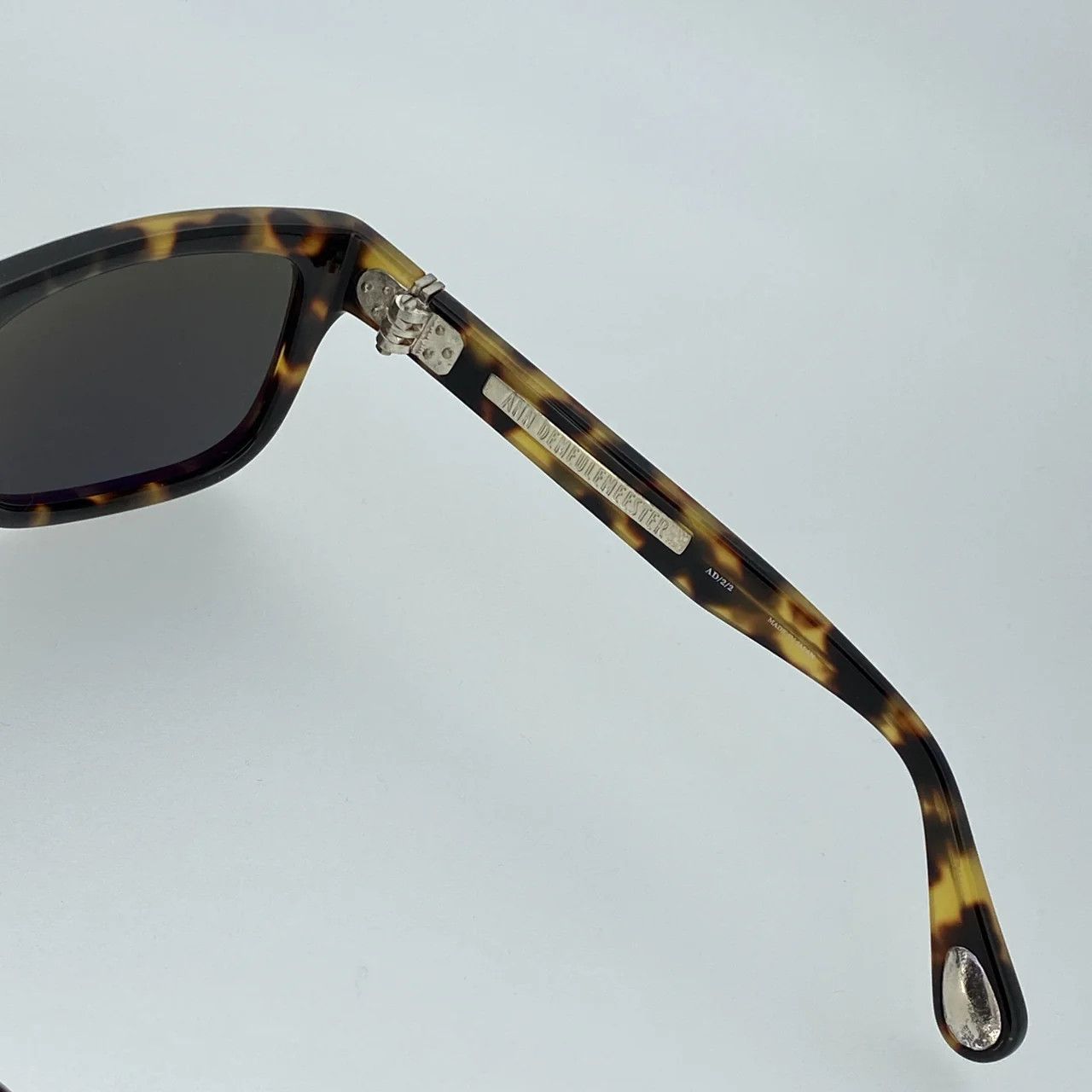 Ann Demeulemeester Ann Demeulemeester Sunglasses Flat Top Tortoise and Grey Size ONE SIZE - 8 Thumbnail