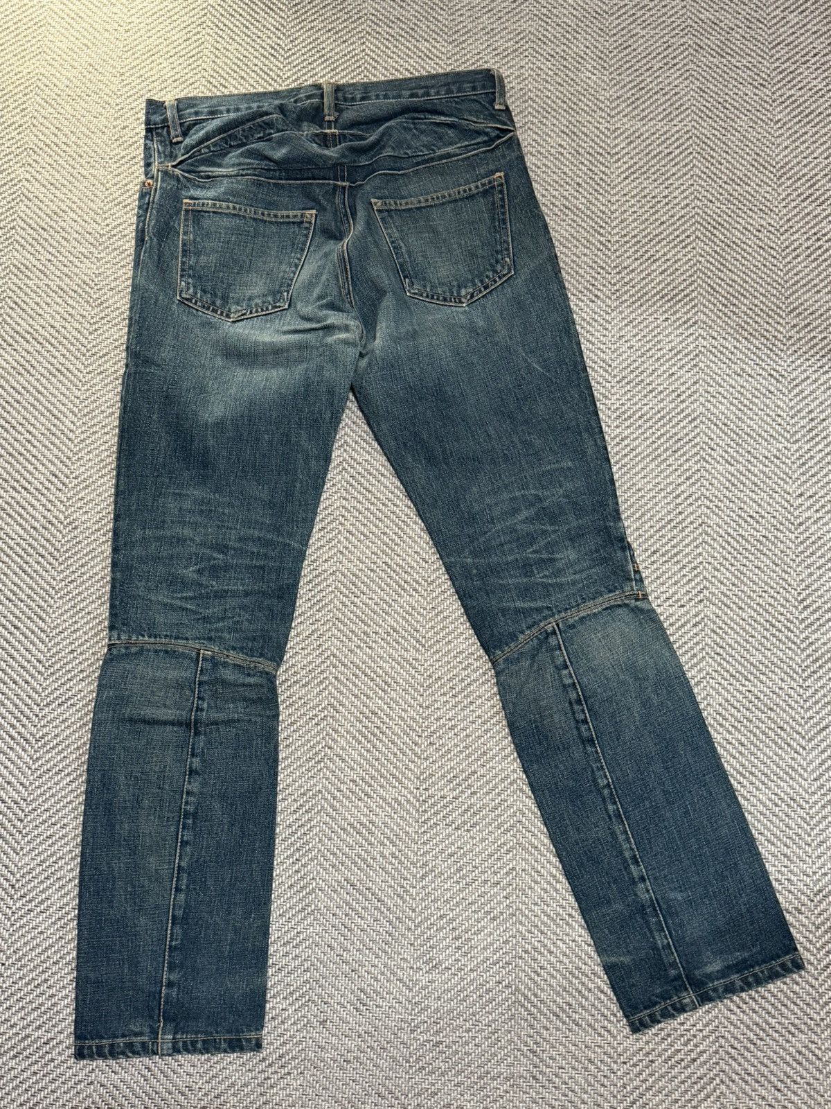 Junya Watanabe Junya Watanabe BIKER DESIGN RECONSTRUCTION DENIM PANTS Size US 34 / EU 50 - 8 Thumbnail