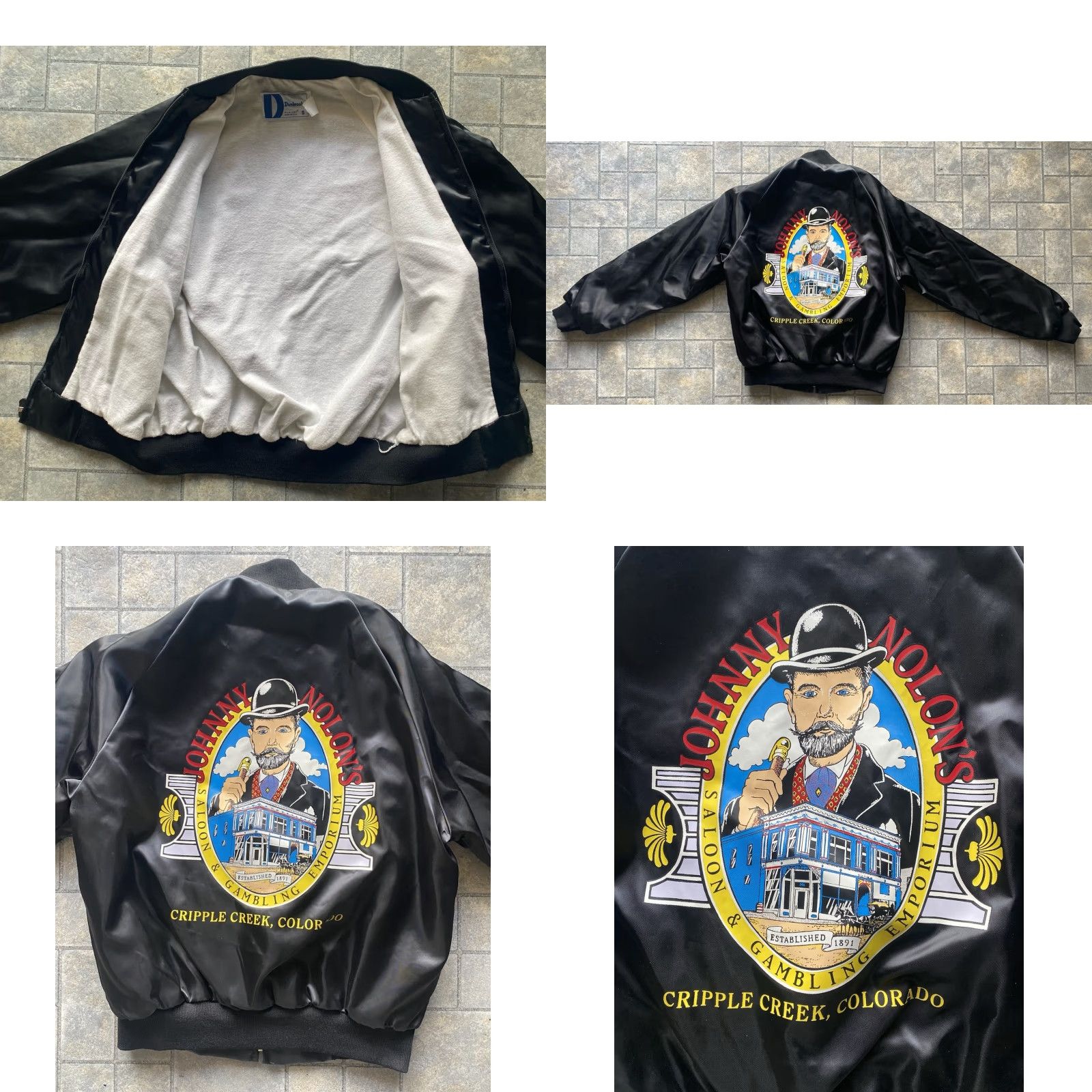 Dunbrooke VINTAGE Dunbrooke Jacket Small Black Nylon Zip Men Size US S / EU 44-46 / 1 - 9 Thumbnail
