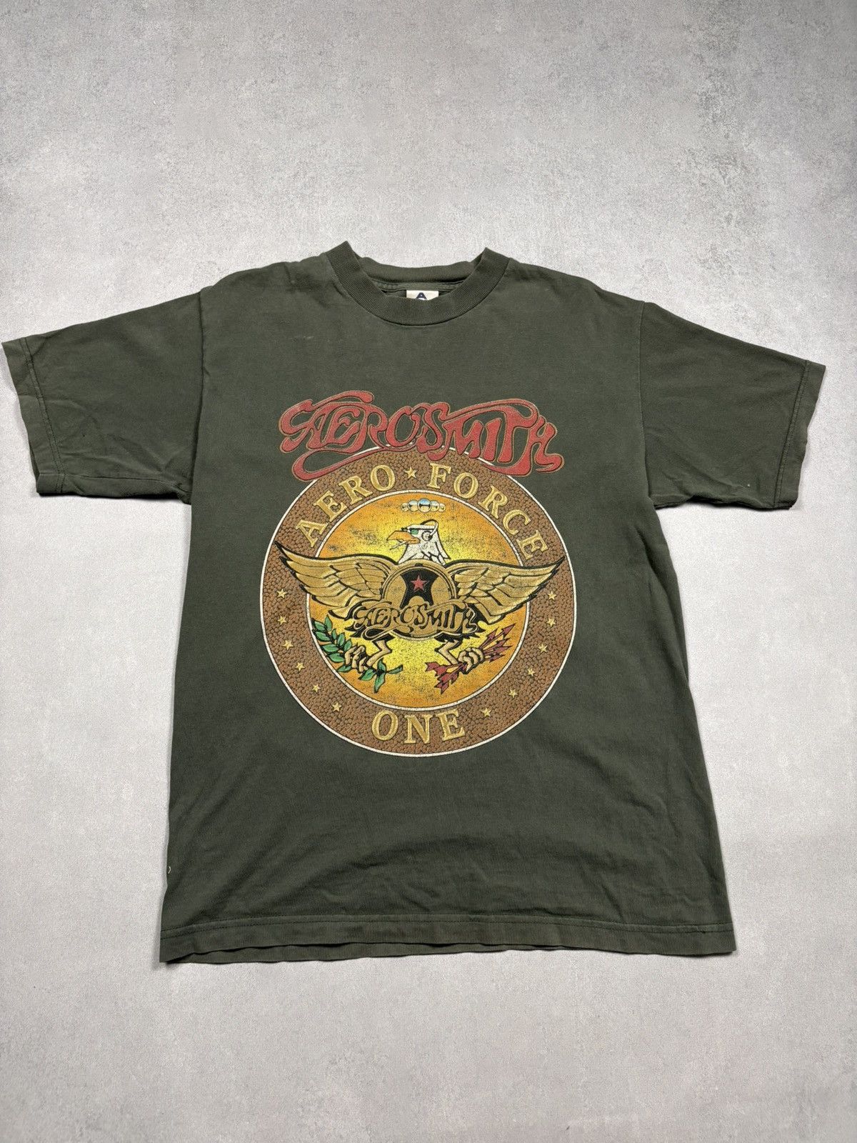 Band Tees Vintage 1999 Aerosmith Aero Force One World Tour Tee 90s USA Size US M / EU 48-50 / 2 - 1 Thumbnail