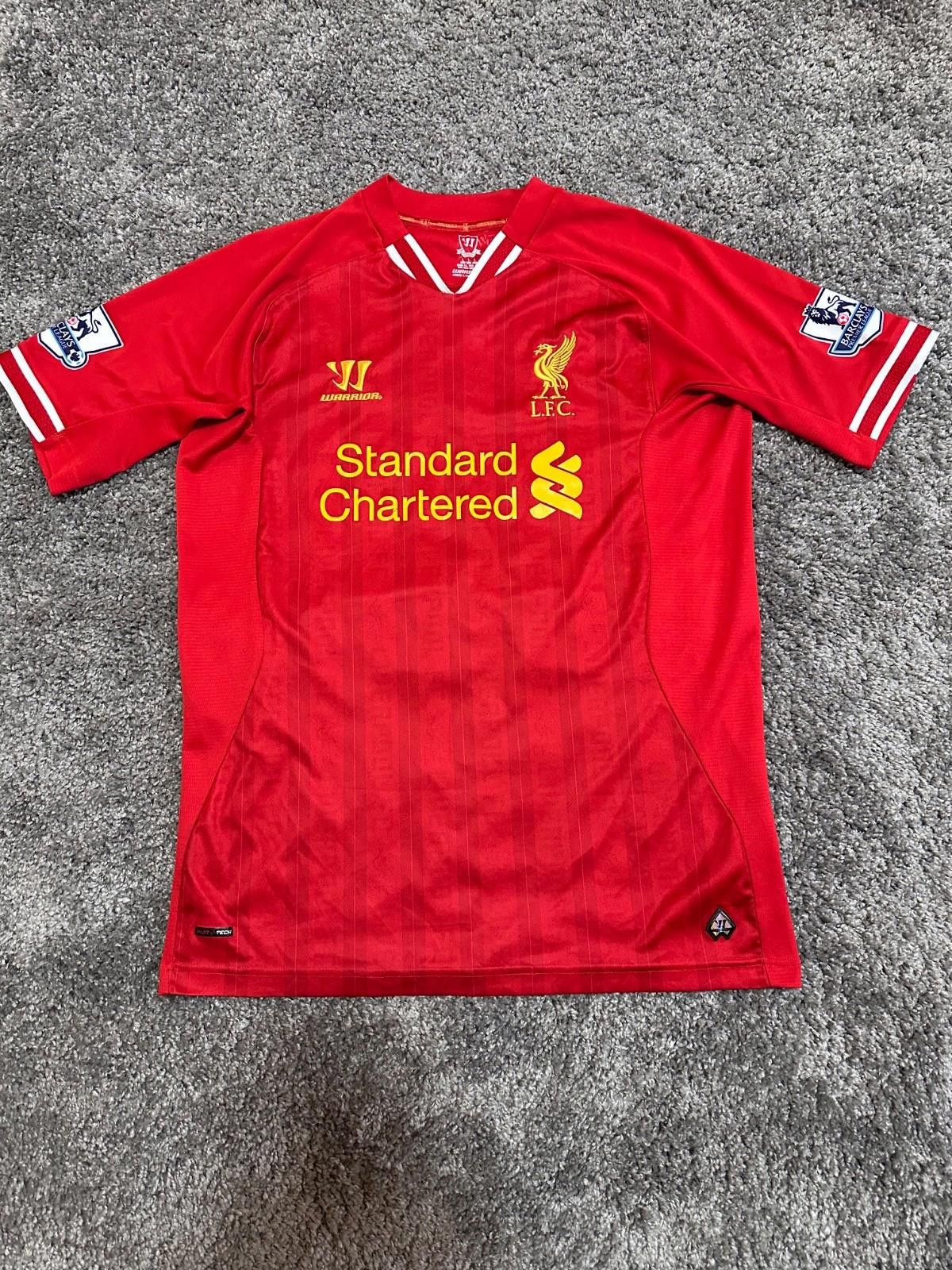 Warrior LAWRENCE #29 LIVERPOOL 2013/14 FOOTBALL SHIRT SOCCER JERSEY Size US L / EU 52-54 / 3 - 1 Thumbnail