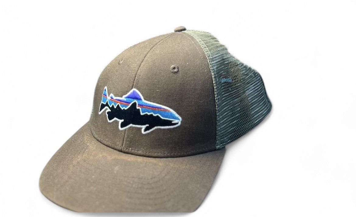 Patagonia Patagonia Fly Fishing Trucker Hat - Fitz Roy Logo Snapback Size ONE SIZE - 2 Thumbnail