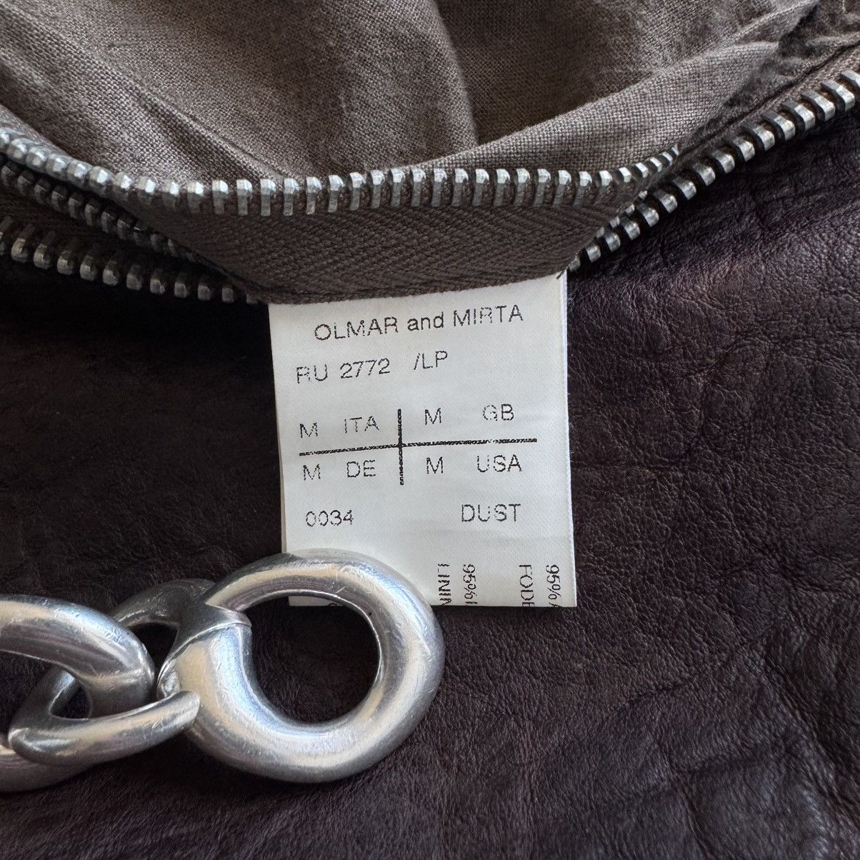 Rick Owens Rick Owens FW2008 Dust Hammered Lamb Leather Bruiser Jacket Size US M / EU 48-50 / 2 - 12 Thumbnail