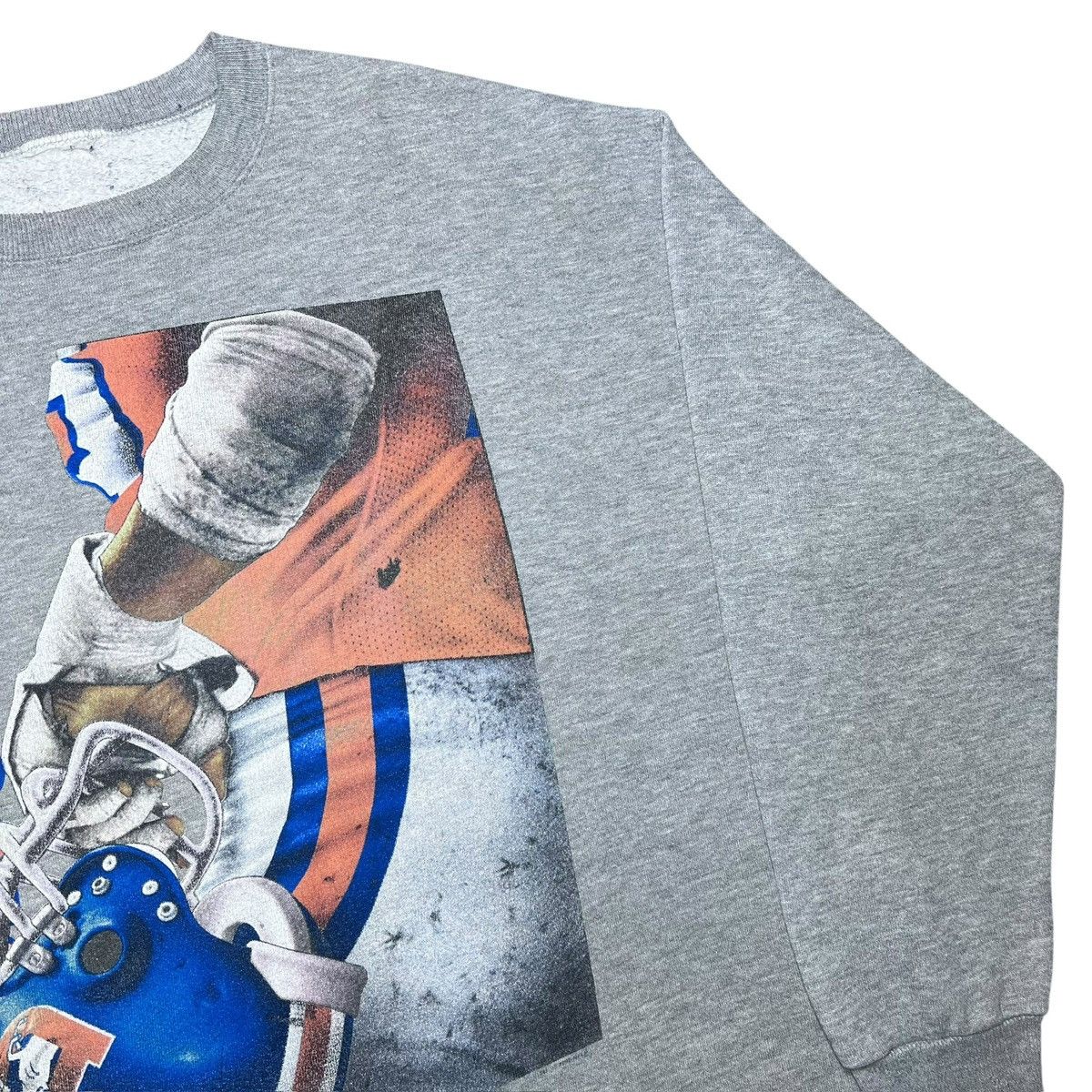 Nutmeg Vintage 1996 NFL Denver Broncos Nutmeg Helmet Sweatshirt Size US XL / EU 56 / 4 - 16 Thumbnail