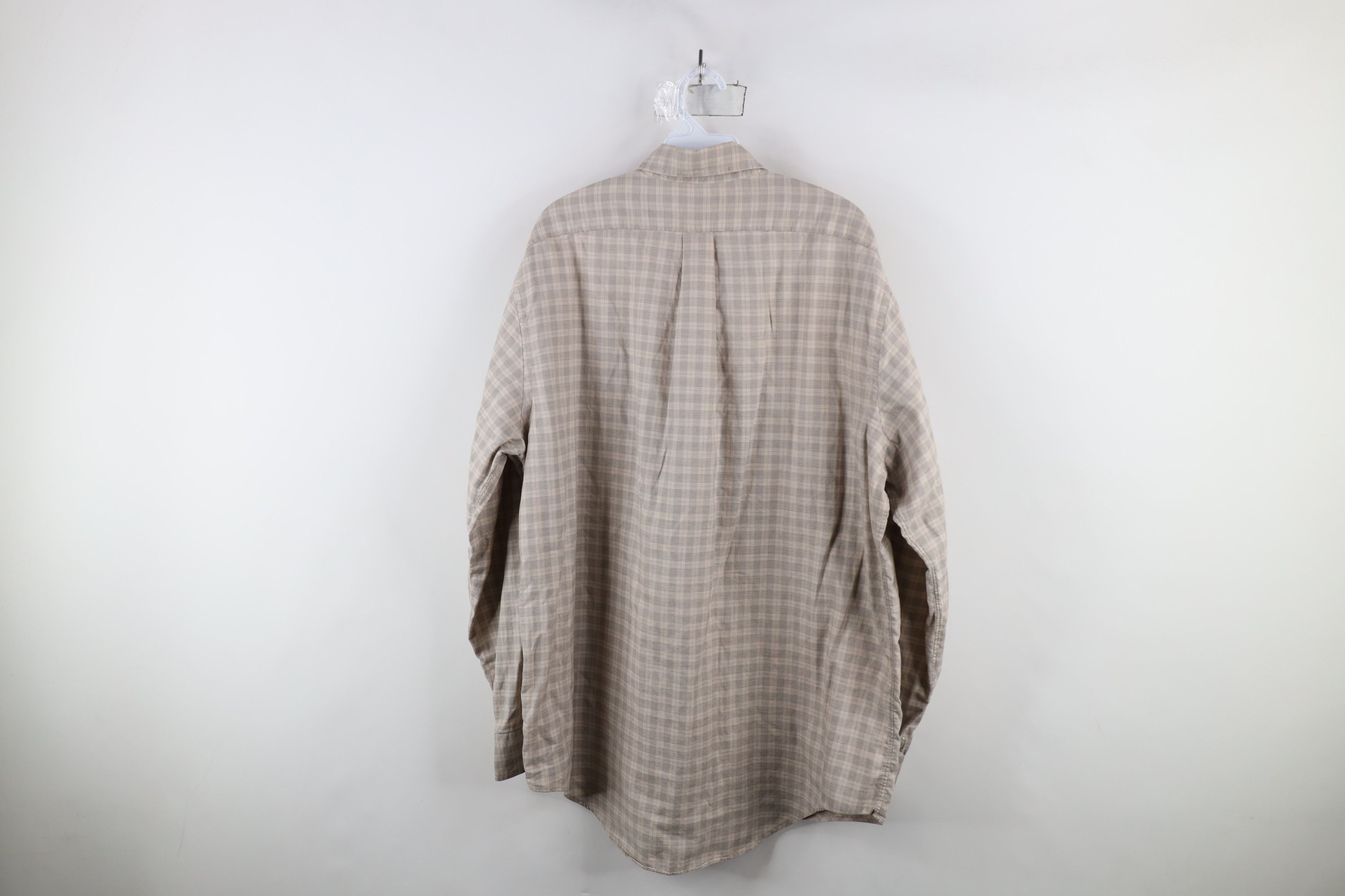 Lands' End × Vintage Vintage 90s Lands End Collared Button Down Shirt Plaid Size US M / EU 48-50 / 2 - 13 Thumbnail