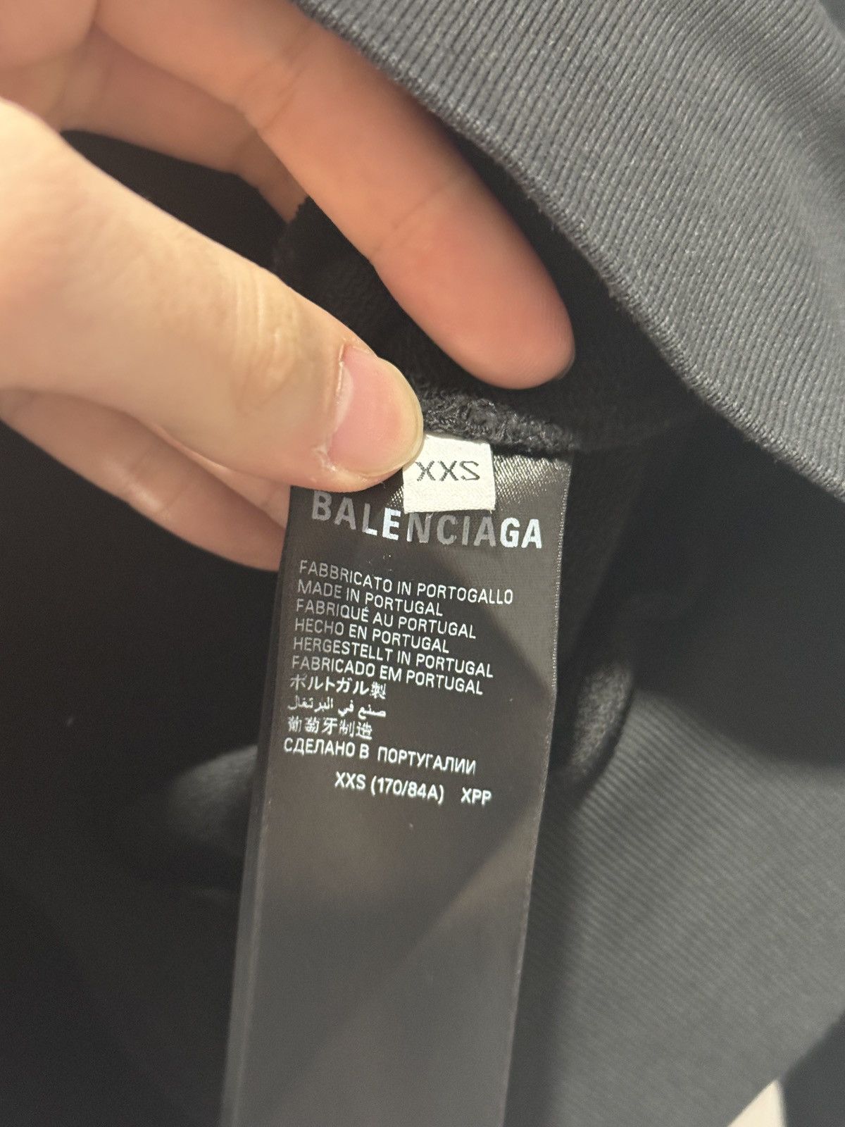 Balenciaga Mudshow “Paris” Washed Hoodie Size US XS / EU 42 / 0 - 6 Thumbnail