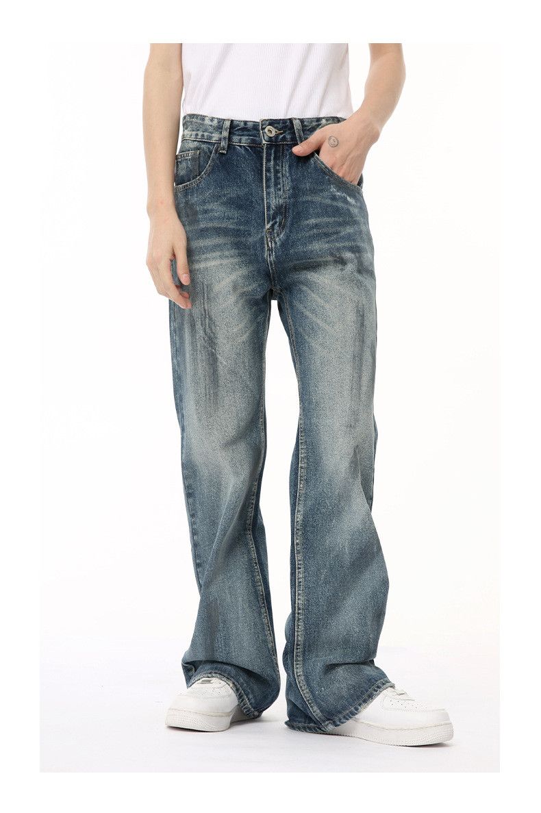 Japanese Brand × Jean American retro distressed tie-dyed flared casual jeans Size US 32 / EU 48 - 2 Thumbnail