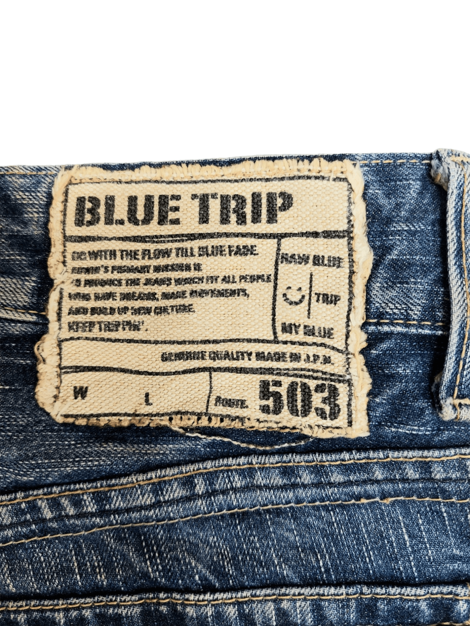Edwin Flare Edwin 503 Blue Trip Denim Size US 32 / EU 48 - 15 Thumbnail
